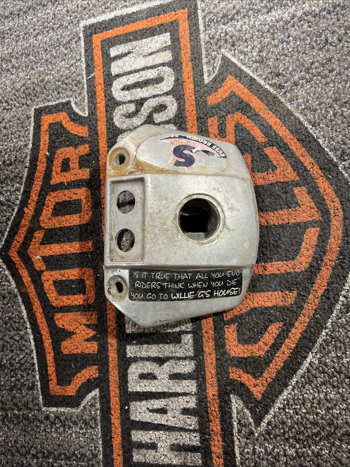 Harley Davidson Headlight Eyebrow Visor Ironhead Sportster Part Number 67813-70