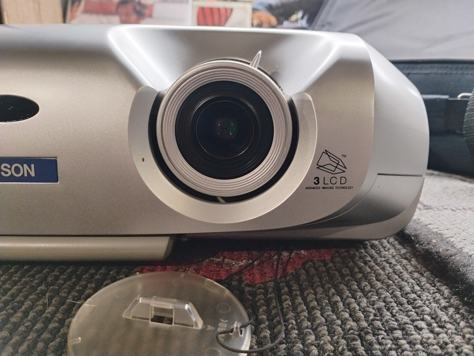 Epson PowerLite EMP-S1 LCD Home Theater Projector 1200 ANSI Lumen 50H With Bag