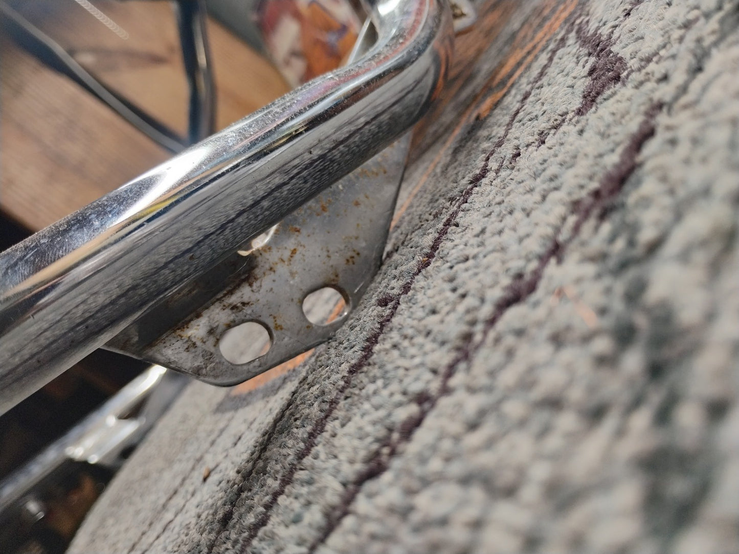 1983 Honda VF750 V45 Magna  KG rear seat passenger back rest sissy bar