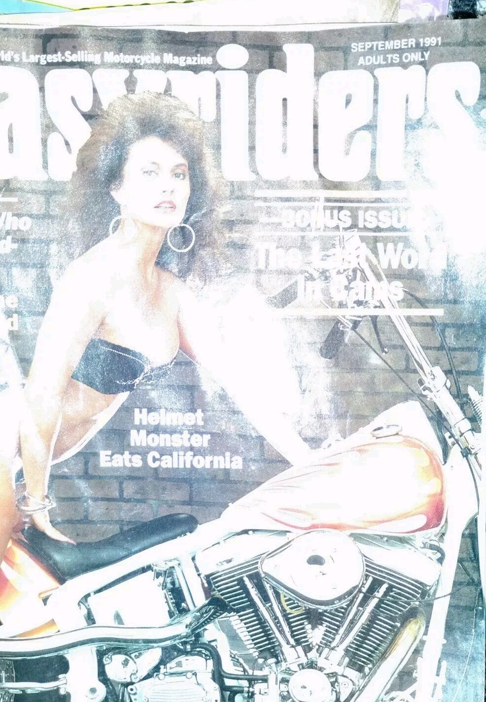 1991 September Easyriders Motorcycle Magazine David Mann Harley-Davidson Bikers