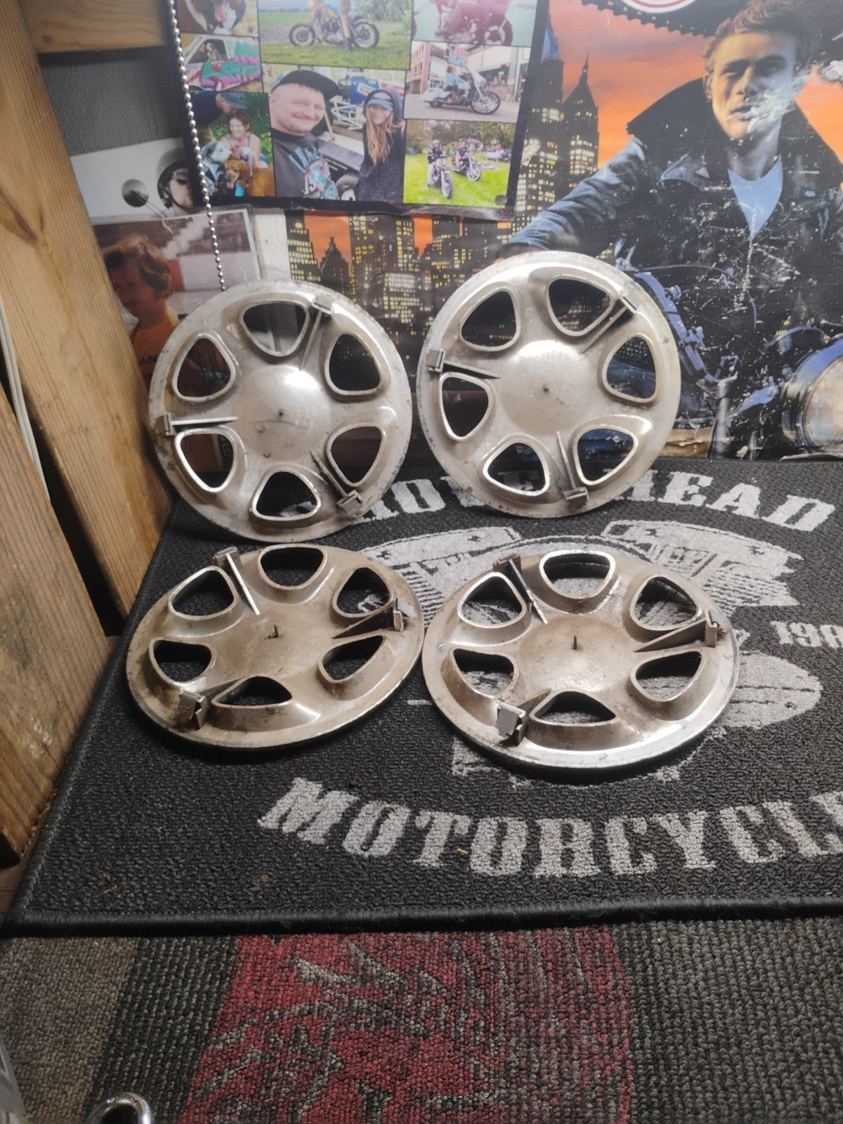 Set Of 4 Golf Cart Rims 8.5 Inch