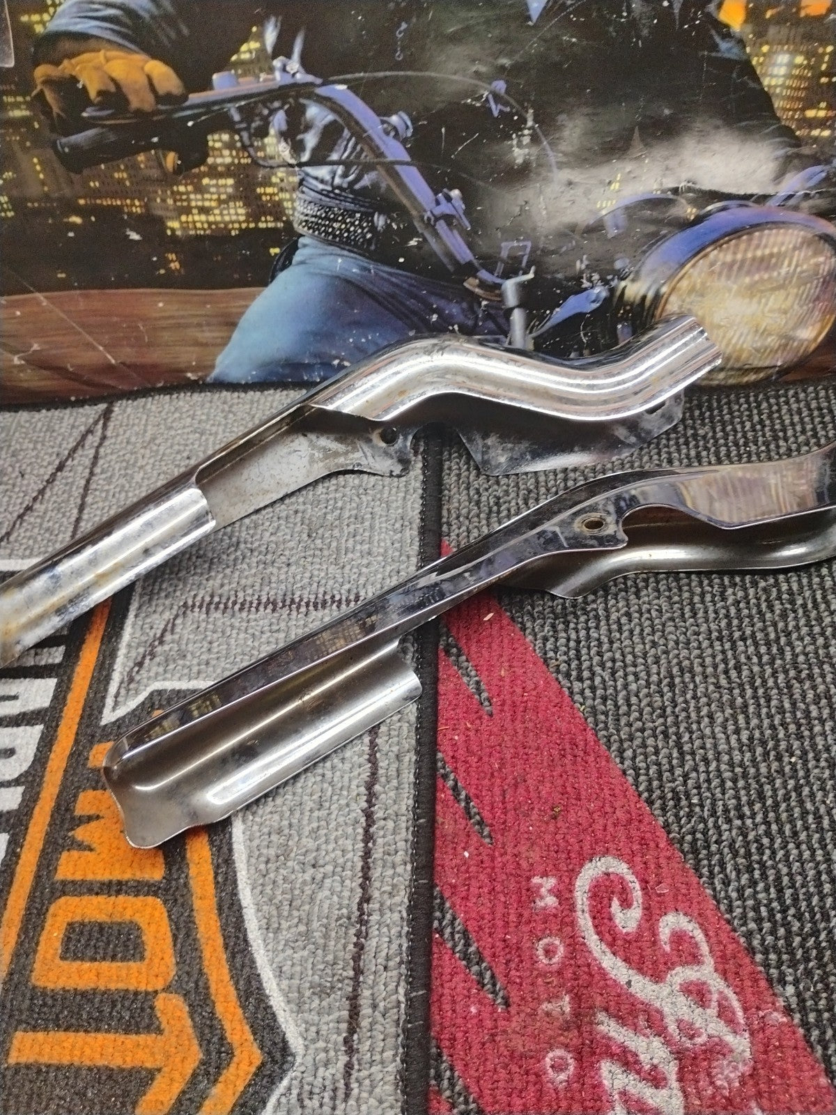 2008 HARLEY-DAVIDSON ROAD KING POLICE FLHP FRAME COVER COWL CHROME TAIL OEM SEAT