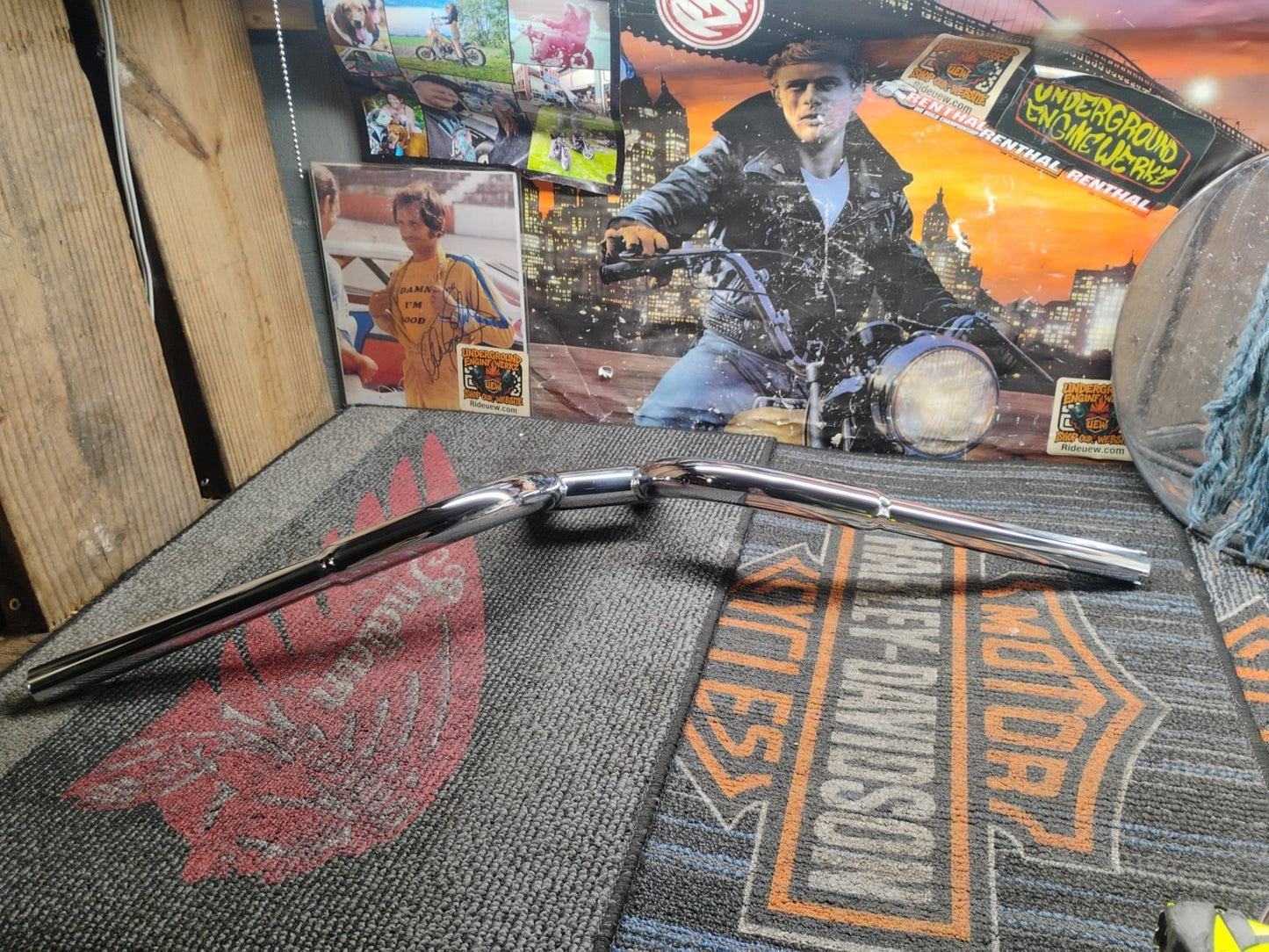 1 1inch Handlebar Chrome Harley Davidson bobber chopper