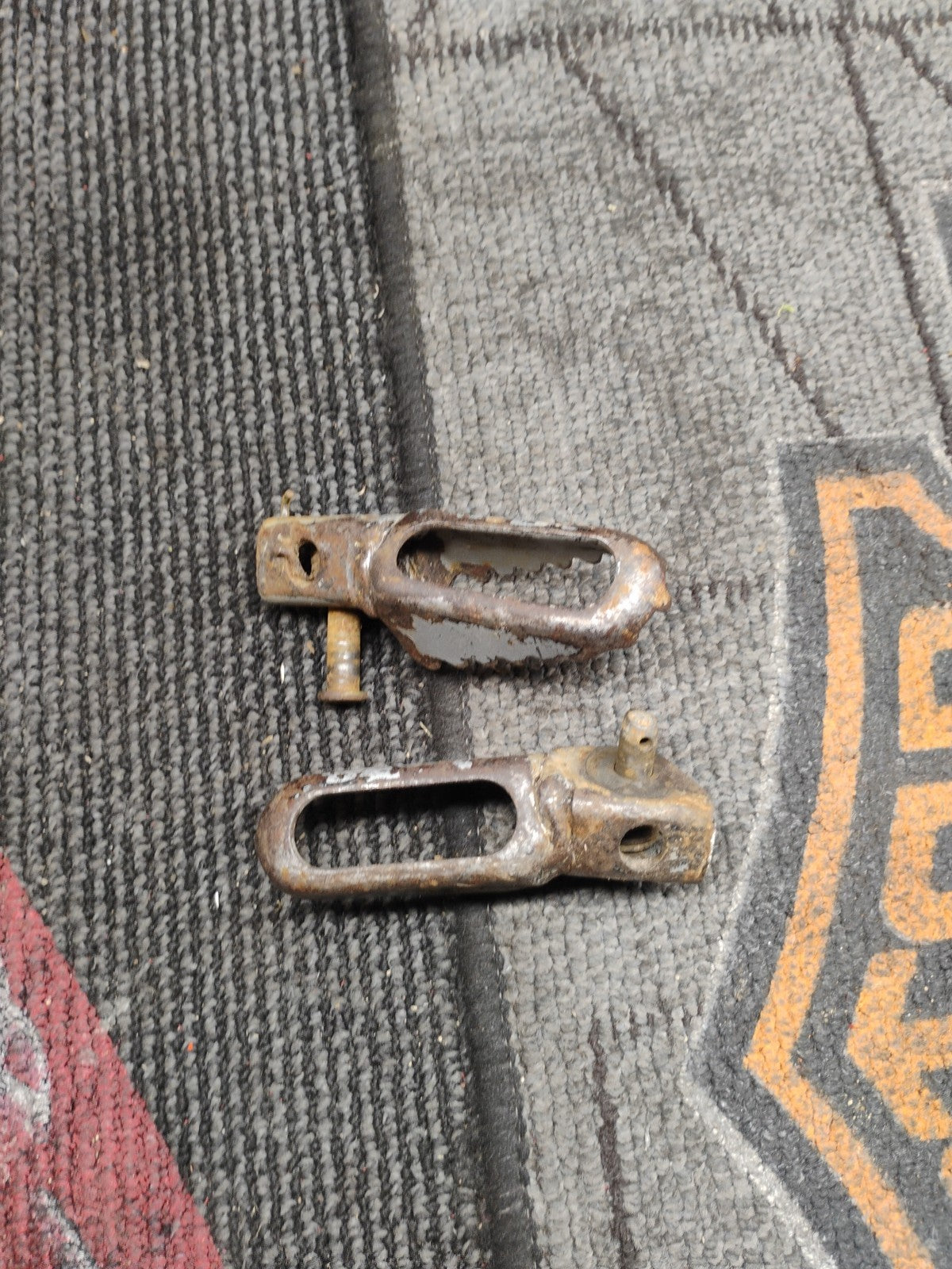 OEM Kawasaki KX 60 FOOTPEGS PEGS FOOT REST 85-03 KX60 SPRING