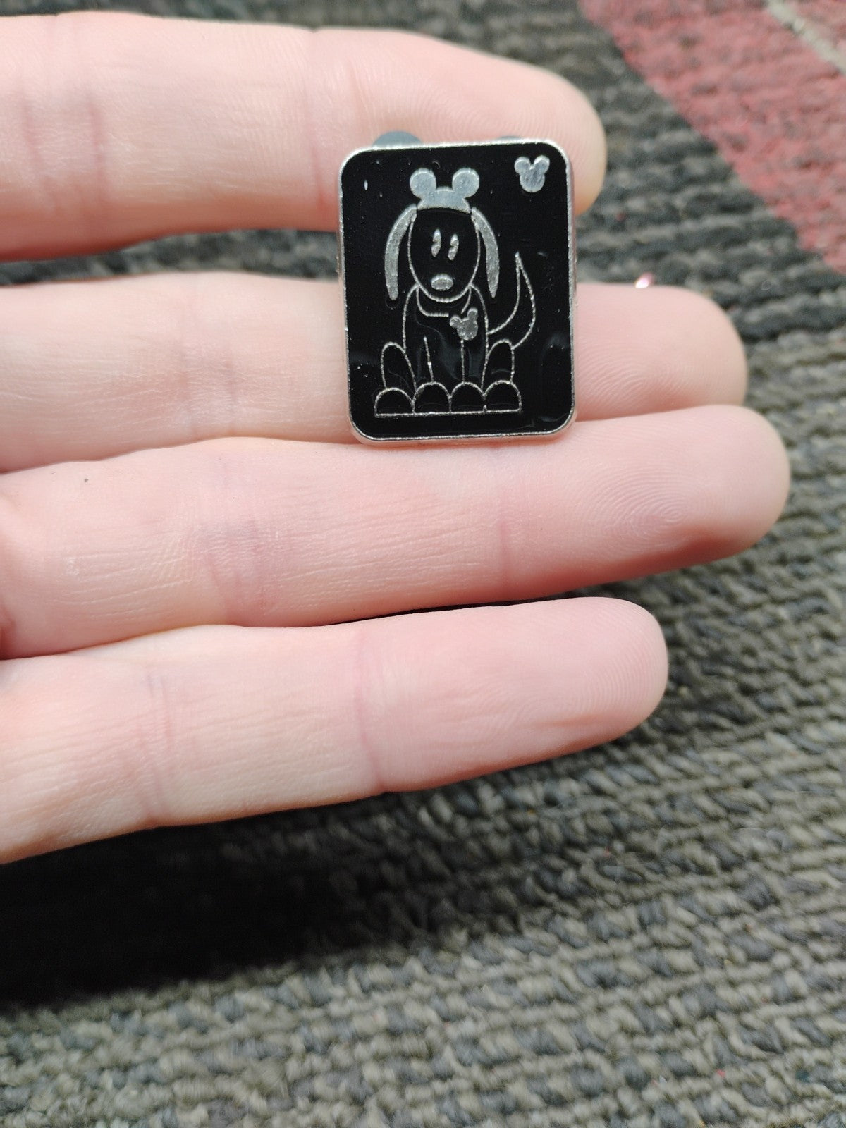 Walt Disney Hidden Mickey Series III Dog With Mouse Ears Trading Hat Pin