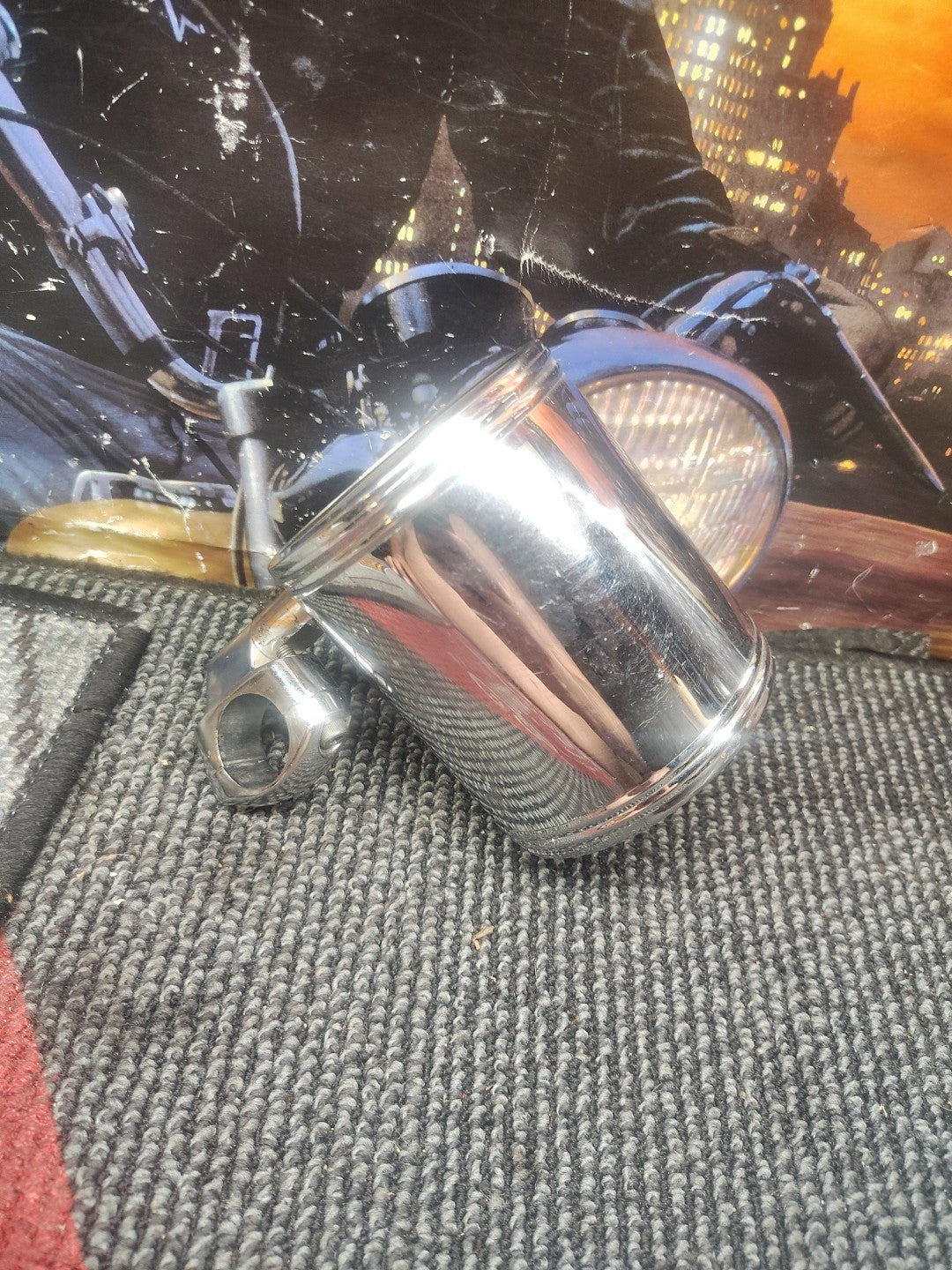 HARLEY DAVIDSON CUP HOLDER CHROME USED  KRUZER KADDY