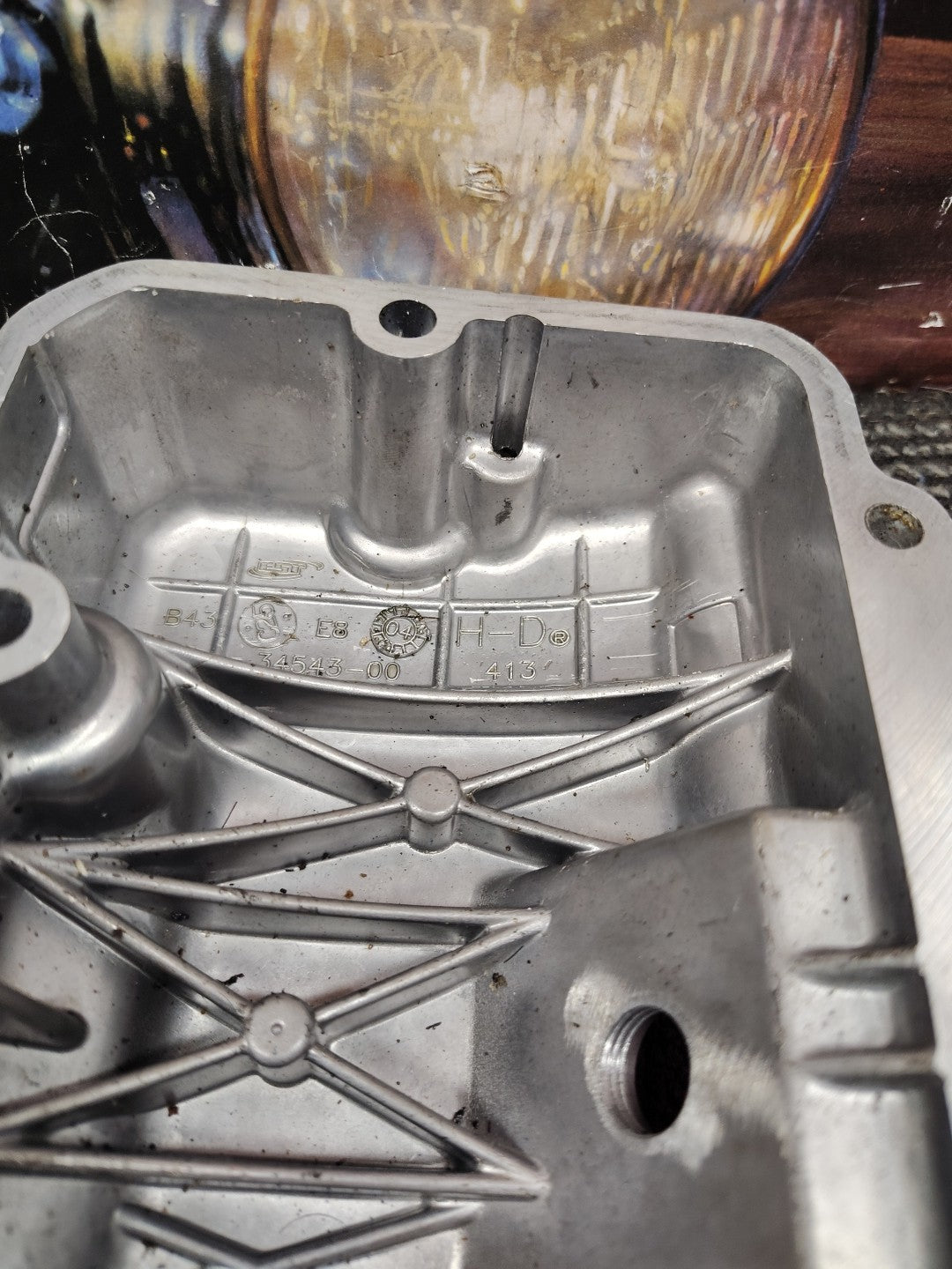 Harley Part # 34543-00 Trans Cover 5-Speed Chopper Bobber  #9629