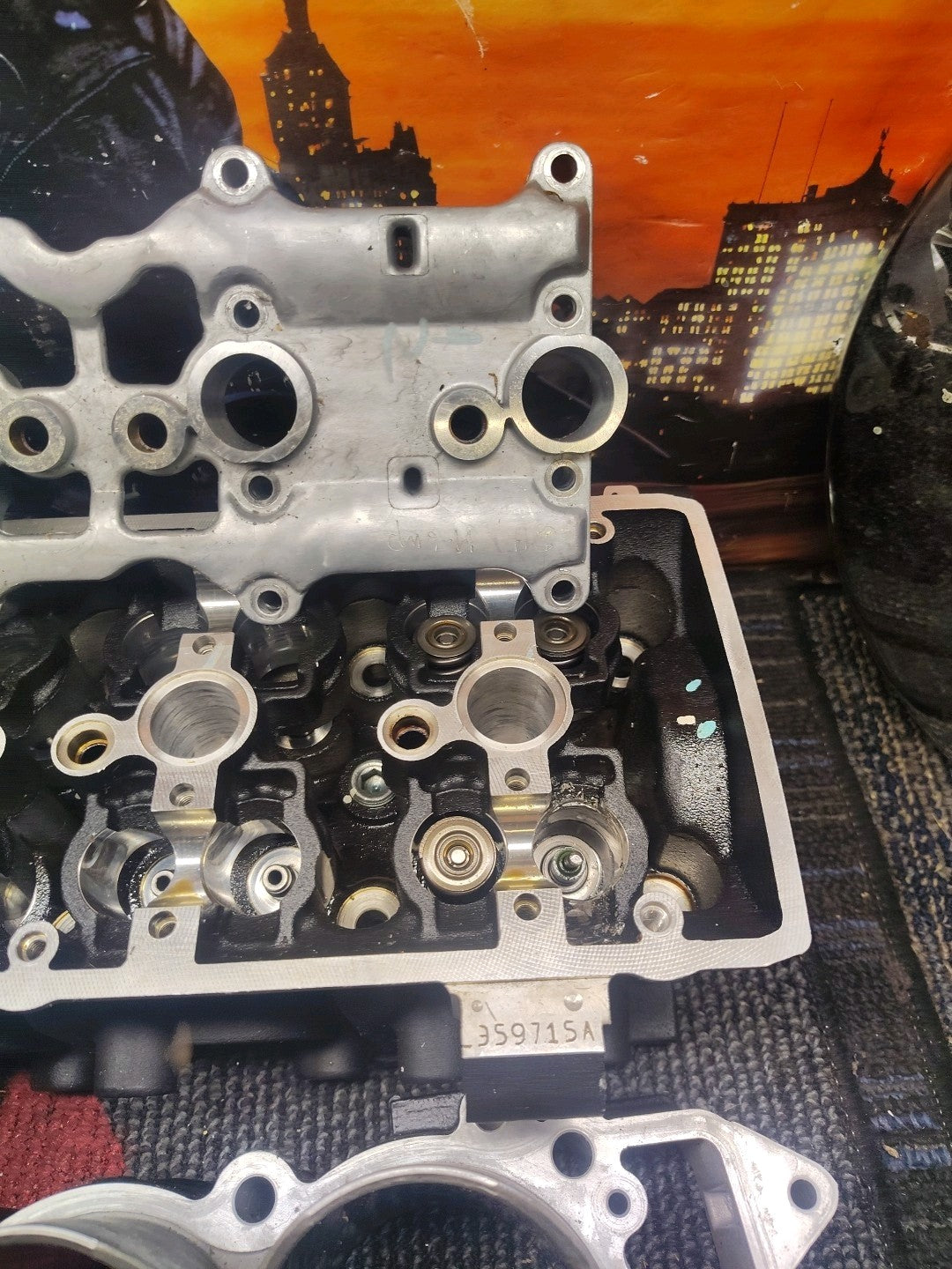 Triumph Street Triple 675 08 09 Cylinders And  Head T1150171