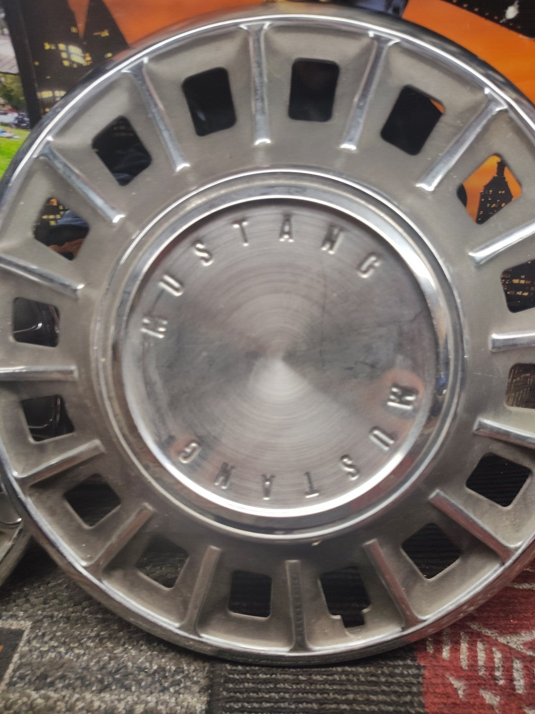 1968 Ford Mustang Hubcaps Wheel Covers SET OF 3