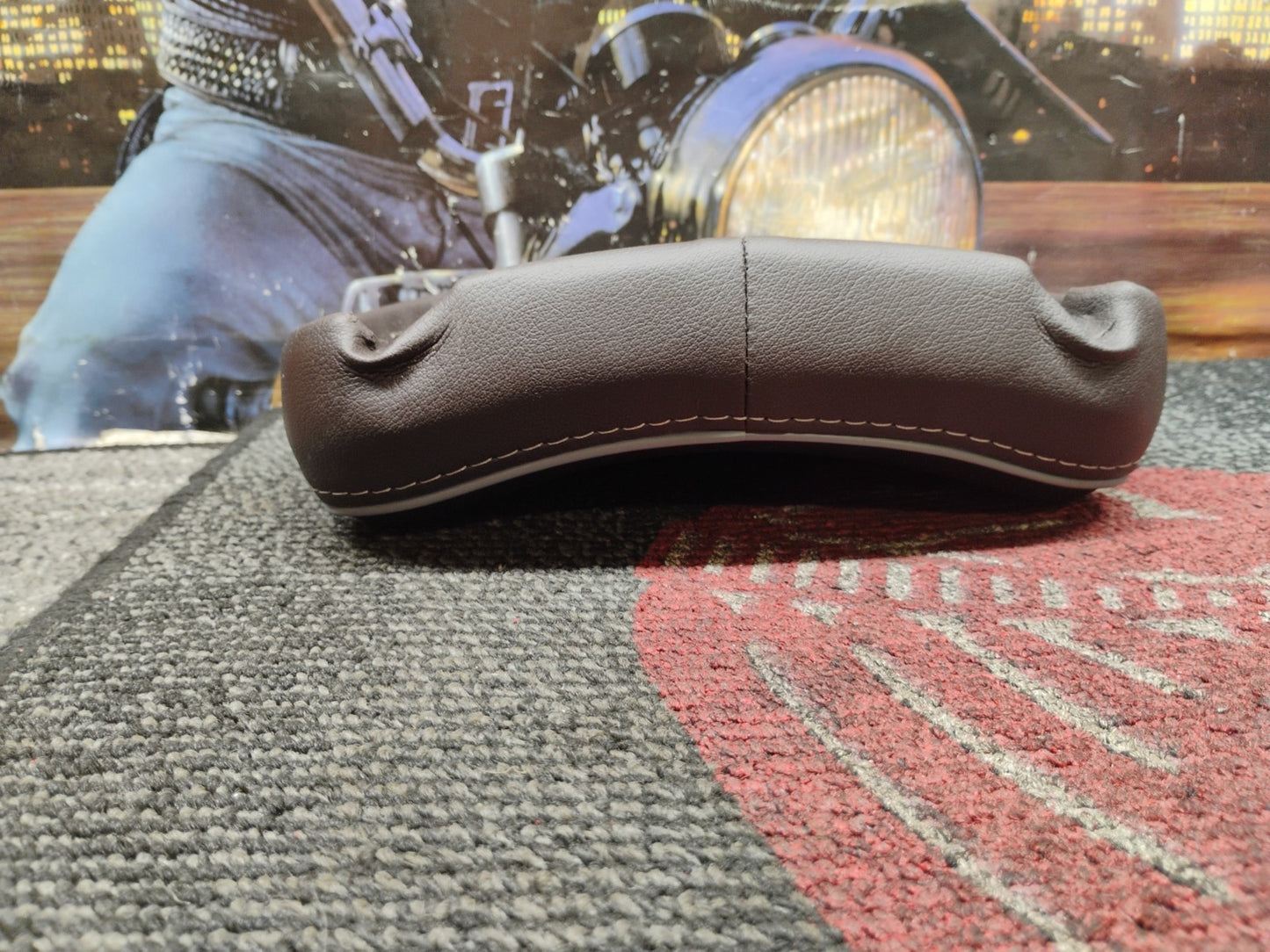 Genuine Royal Enfield Brown passenger Backrest Pad 