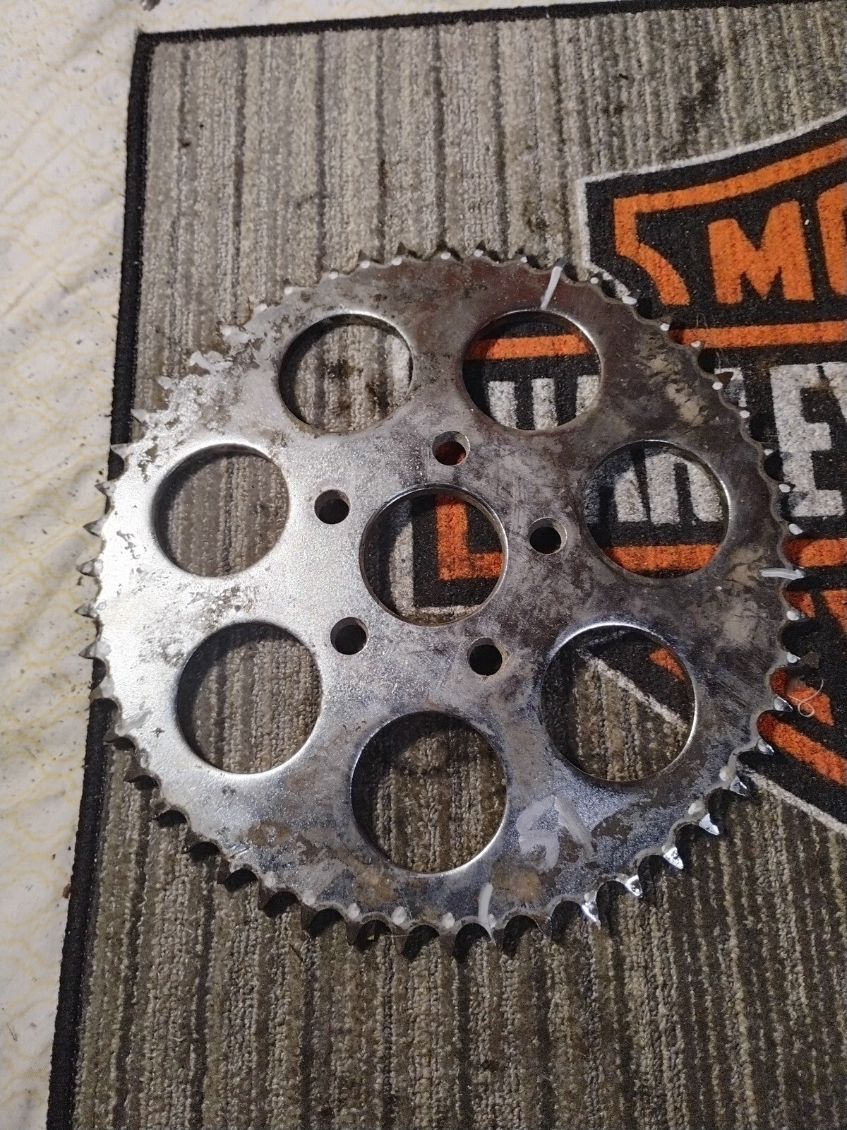 Harley Davidson Rear 51 T Dished Shovelhead Tooth Sprocket Oem