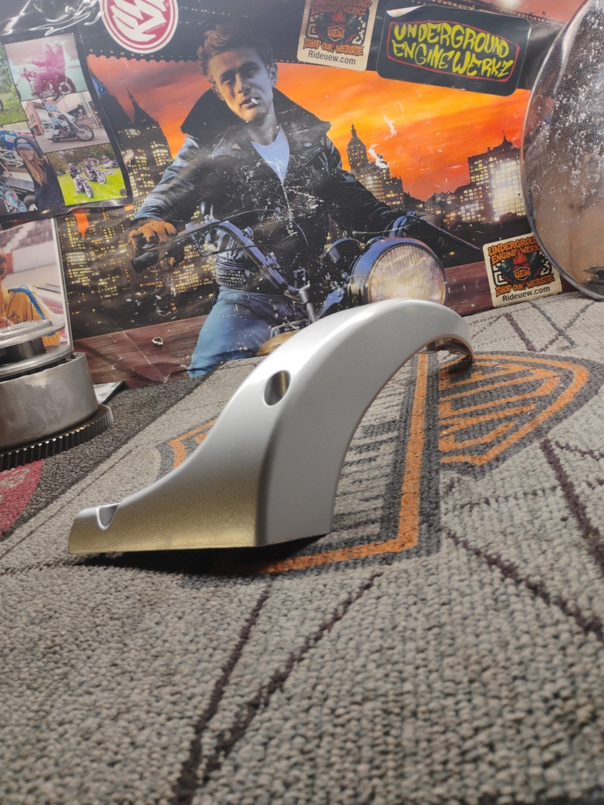 2003 2004 2005 Buell Firebolt XB9R XB12R Rear Wheel Swingarm Fork Bracket Brace