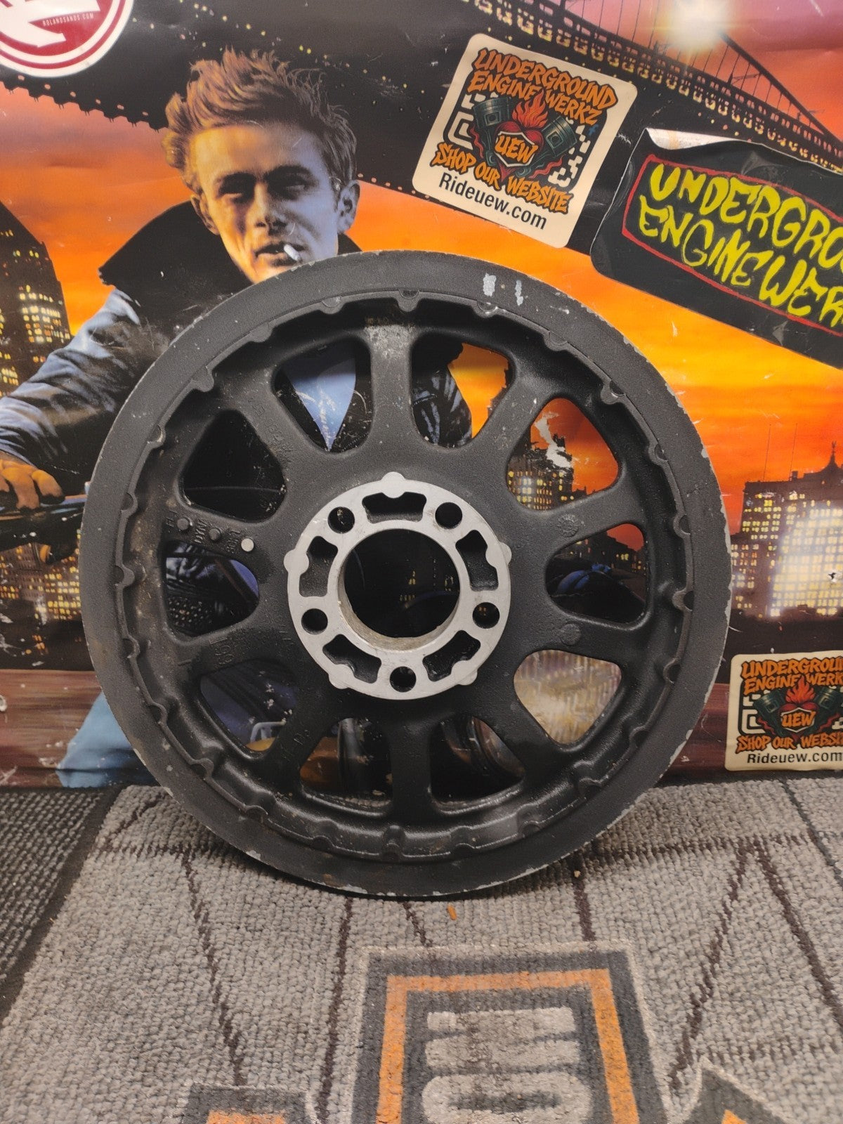 HARLEY DAVIDSON DYNA TOURING SOFTAIL REAR SPROCKET PULLEY 66T STREET BOB FAT BOY