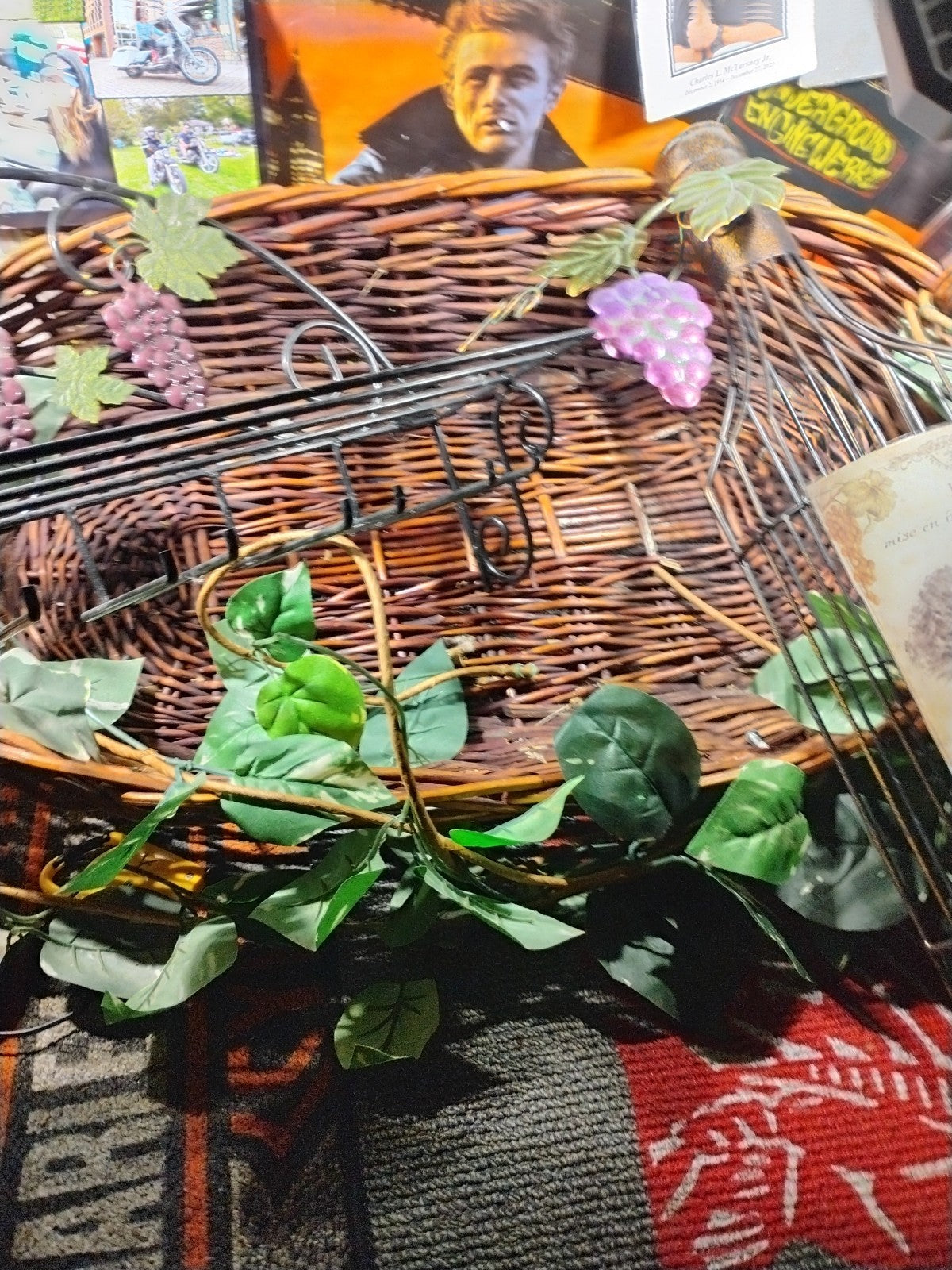 Champagne and Wine Bottle Cork Holder Bar Display and Other Wine Home Decor 