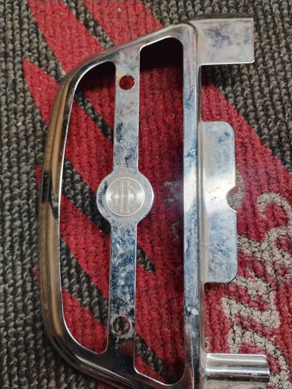 Harley Davidson Right Rear Passenger Floorboard Trim Chrome