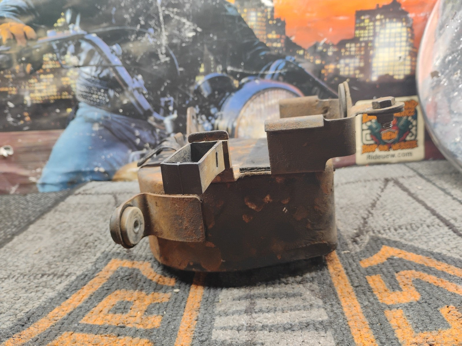 1974 CB 125S Airbox Air Filter Canister Battery Holder