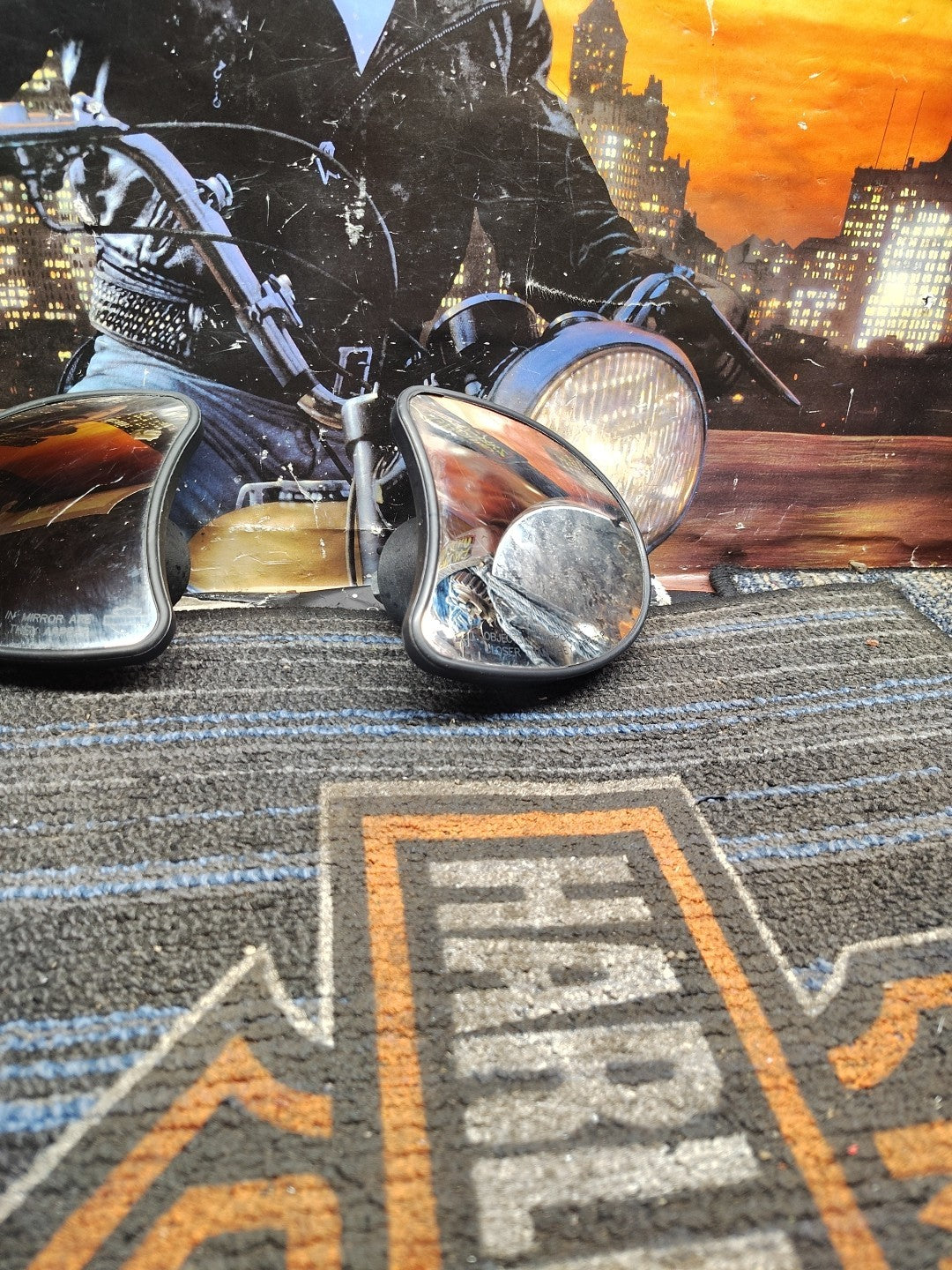 2015 Harley Electra Glide Standard Fairing Mirrors Left & Right Mirror Set 