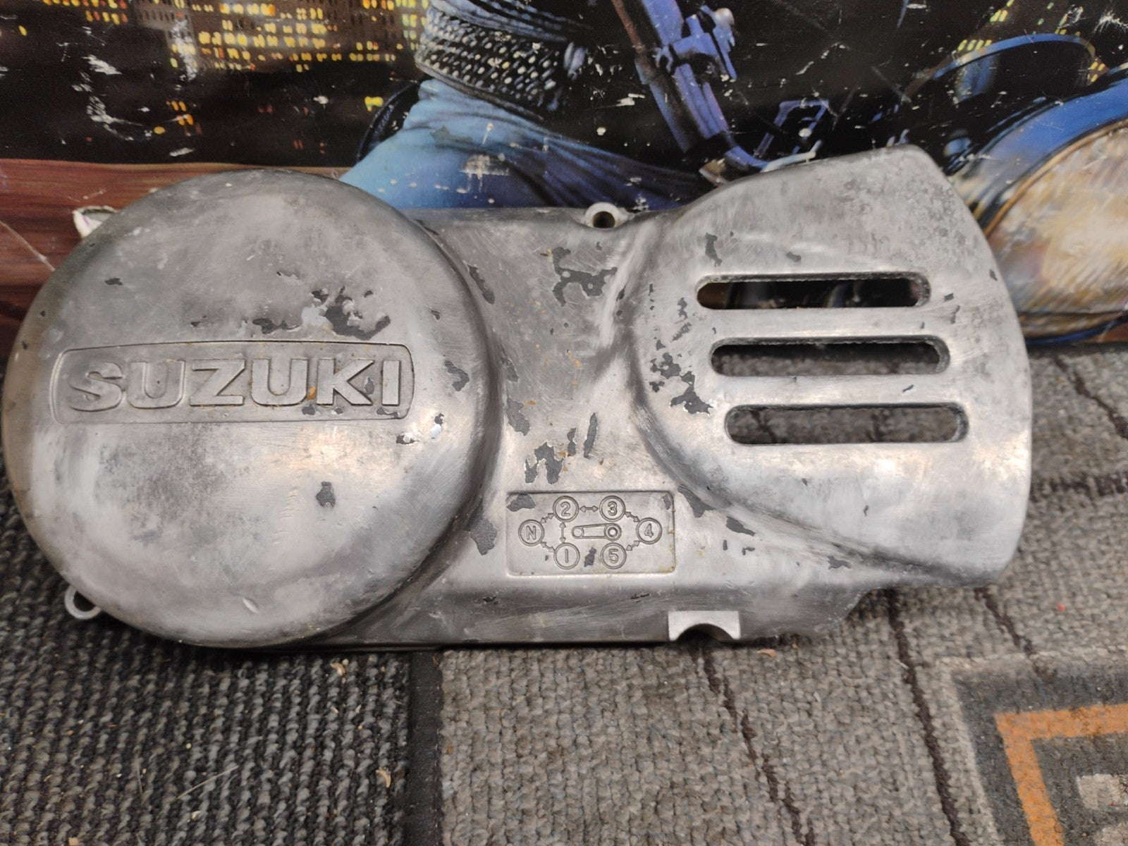 Suzuki GT 80 L 1981 - Sprocket Cover Engine Cover