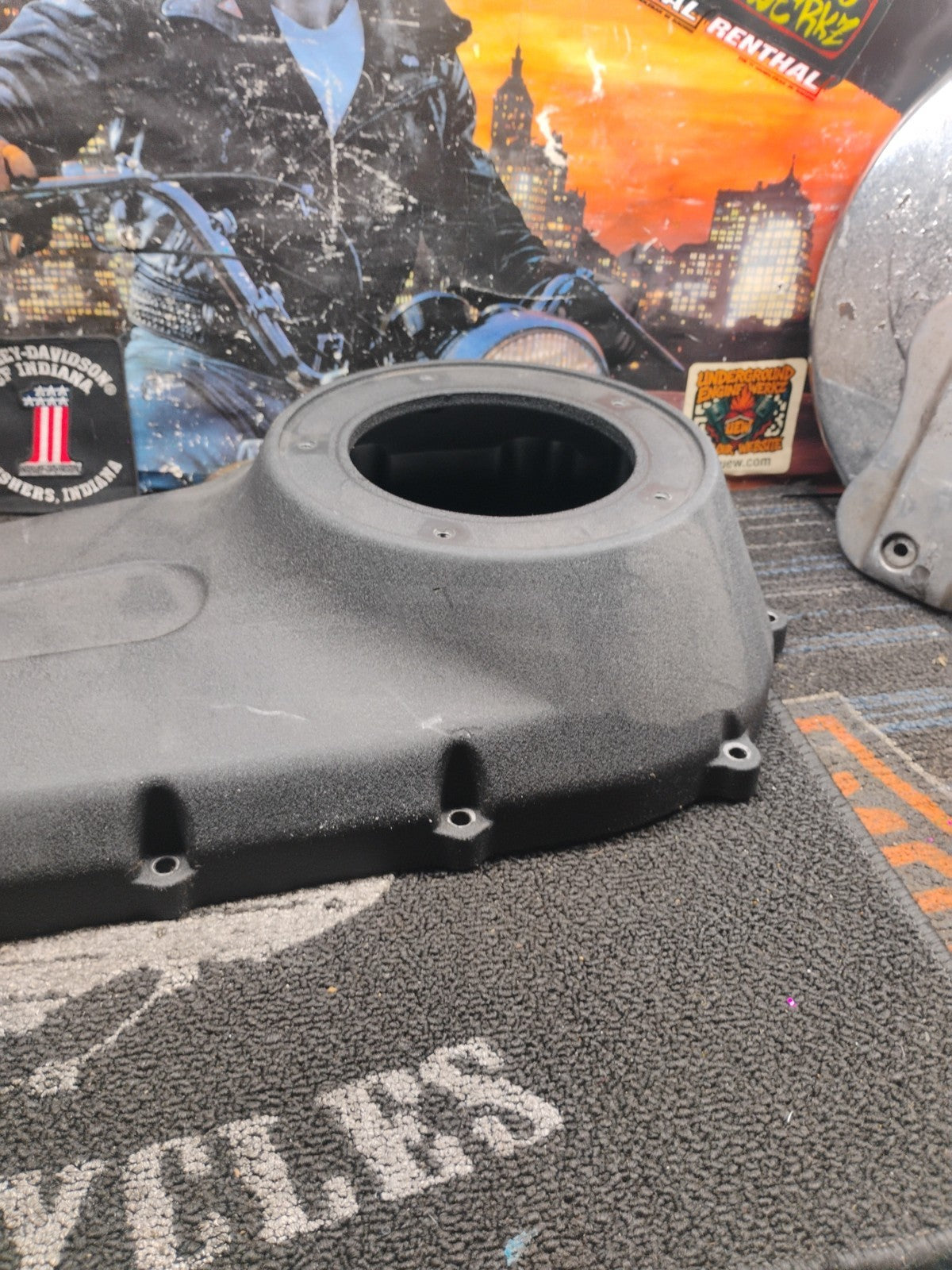 OEM Harley-Davidson 60784-06 Touring Wrinkle Black Outer Primary Cover 2006-2017