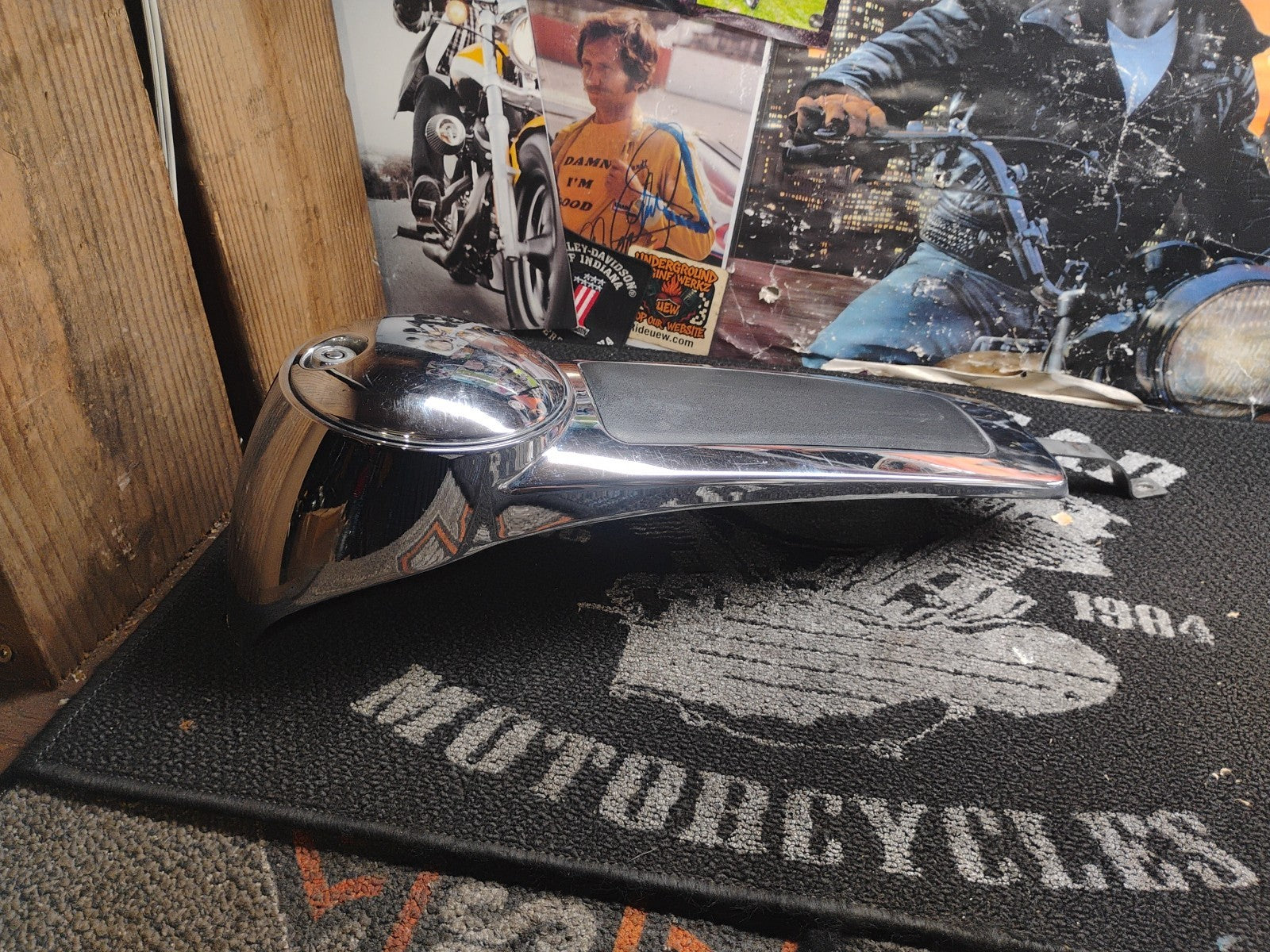 OEM Harley-Davidson Chrome Gas Tank Console Dash 2008-Up 61270-08