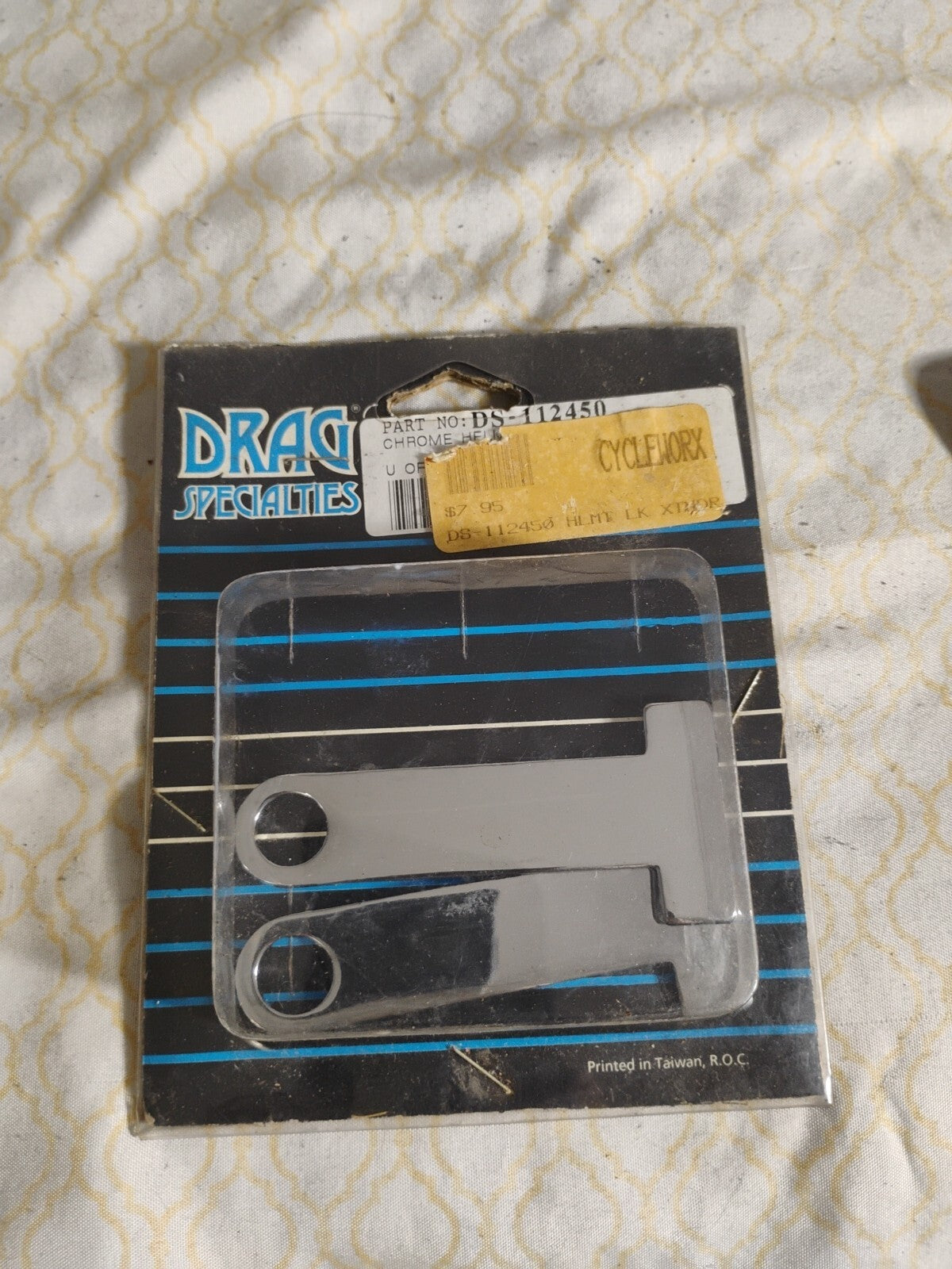 Drag Specialties Chrome Helmet Lock Extenders DS-112450: New/sealed