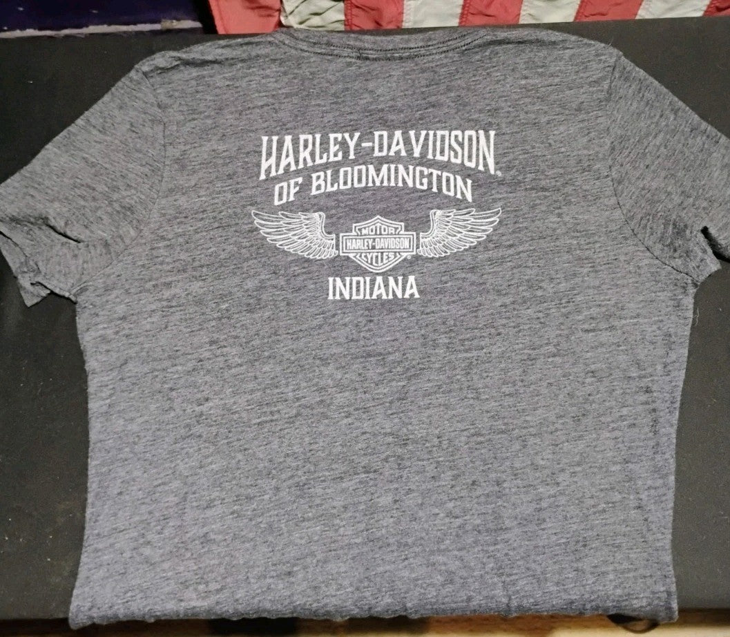 Harley Davidson Of Bloomington Indiana Women's Size M Tshirt