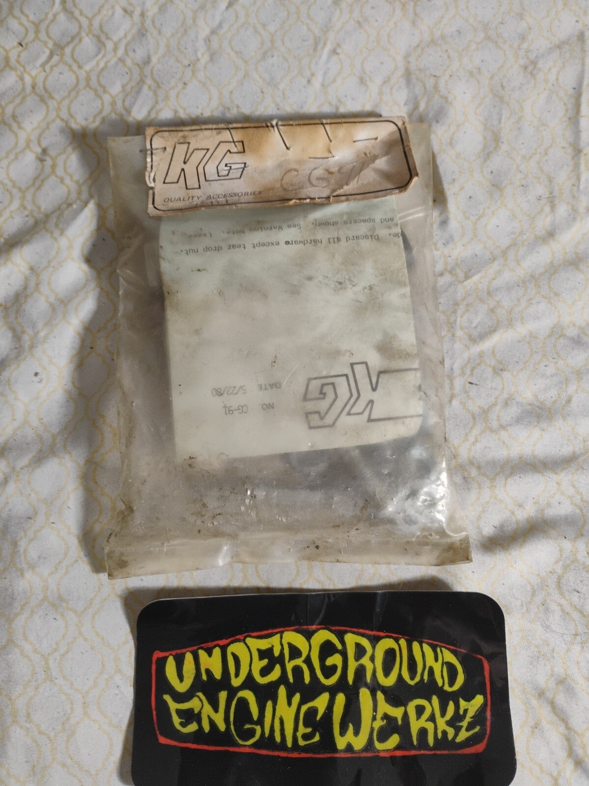 Vintage NOS KG Case Guard Crash Bar Hardware Fits: Suzuki GS-750 Lt(80)