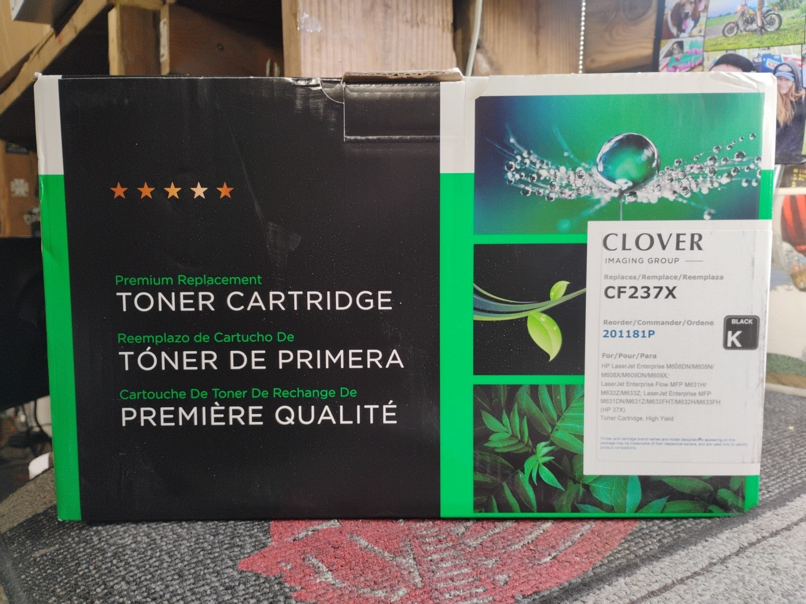 New Clover Toner Cartridge CF237X 201181P Black