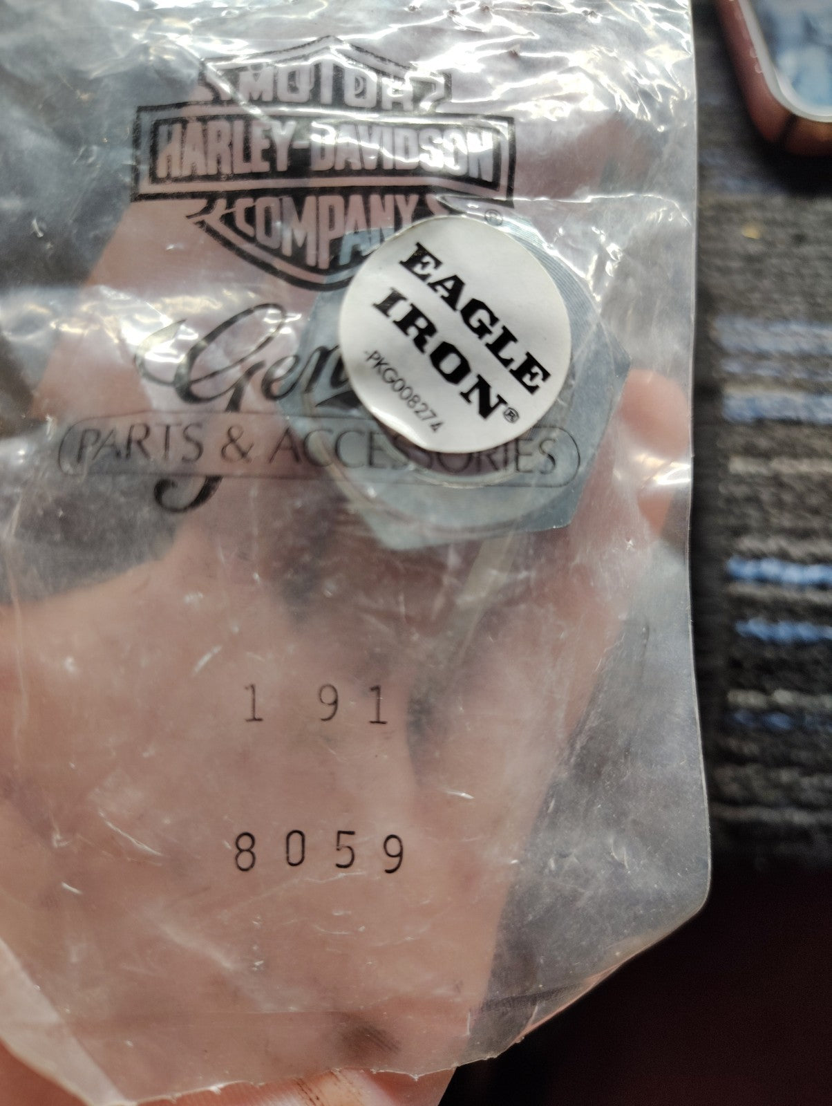 Genuine Harley Davidson PKG008274 Eagle Iron Nut 