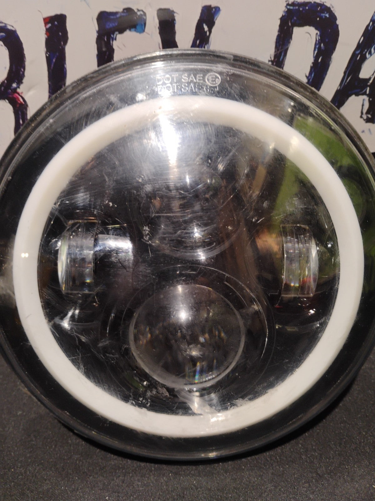 7 Inch Aftermarket LED Halo Headlight