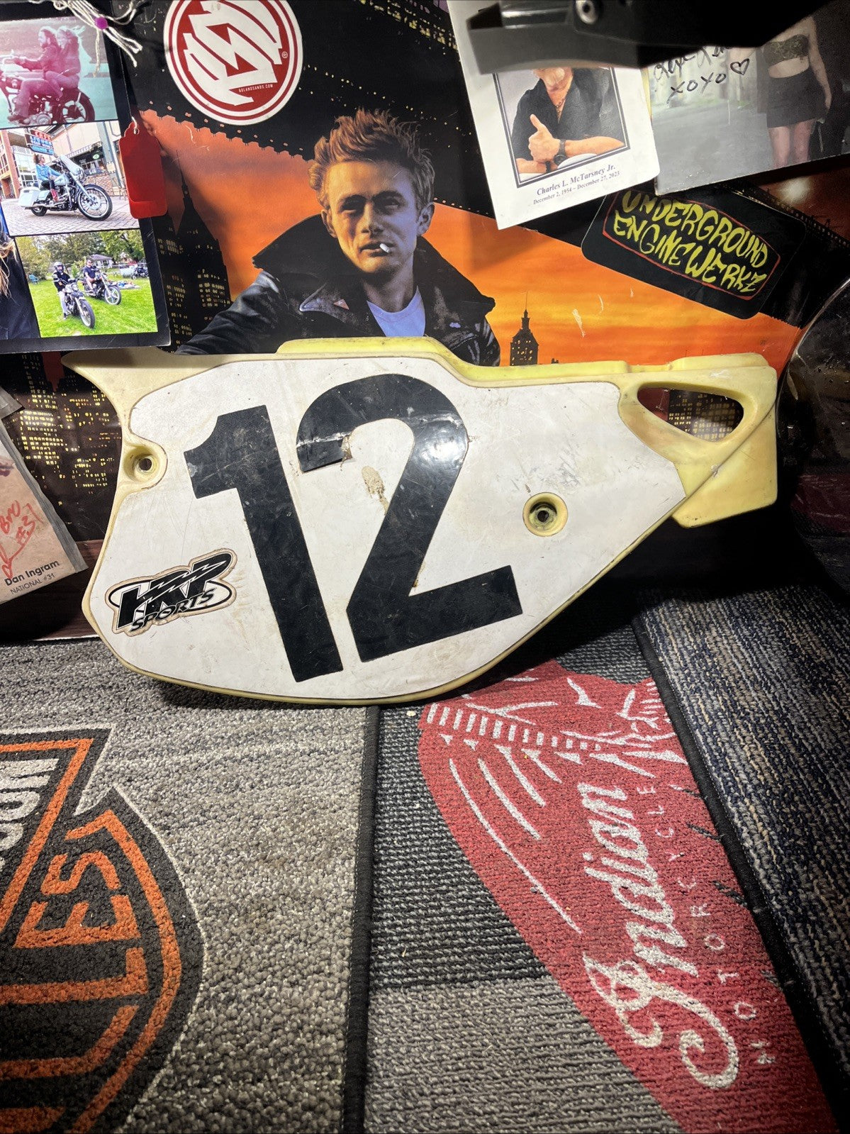 93 Husaberg Number Plates