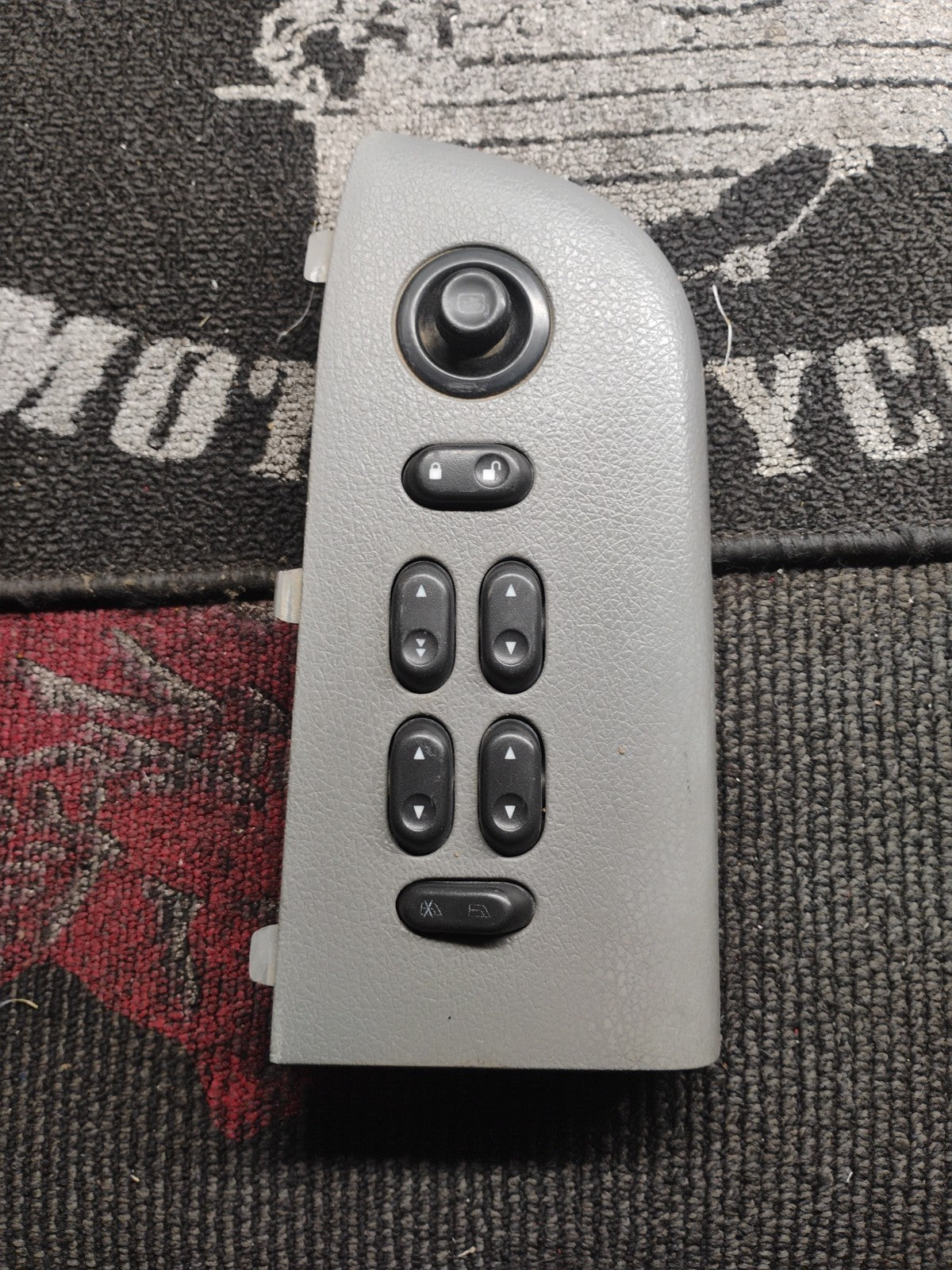 04-08 Ford F-150 LH Driver Side Power Master Window Control Switch OEM Gray Grey