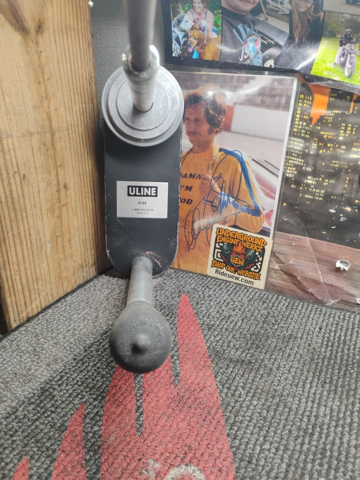 U-LINE H-88 INDUSTRIAL STRETCH WRAP DISPENSER 12" 15" 18" ROLLS	TENSION CONTROL 