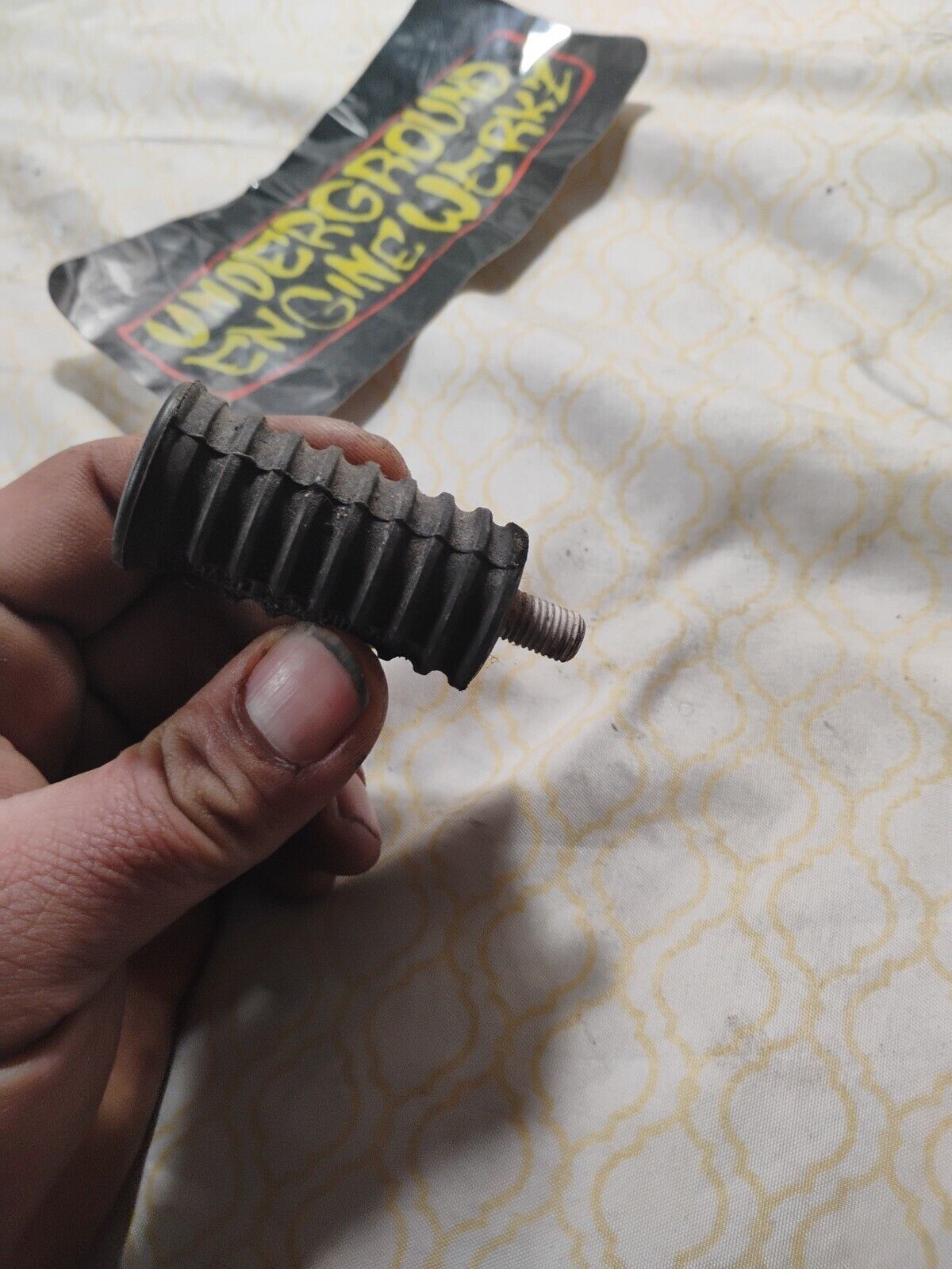 Harley Touring FXR Dyna Sportster & Softail Black Rubber Footpegs Footrests +Toe