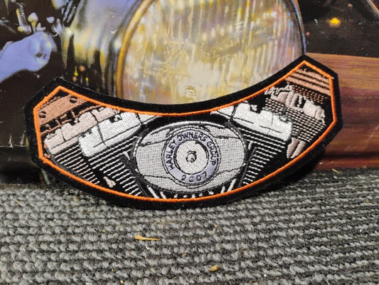 2007 Harley Davidson HOG Owners Group Club Membership Rocker Patch