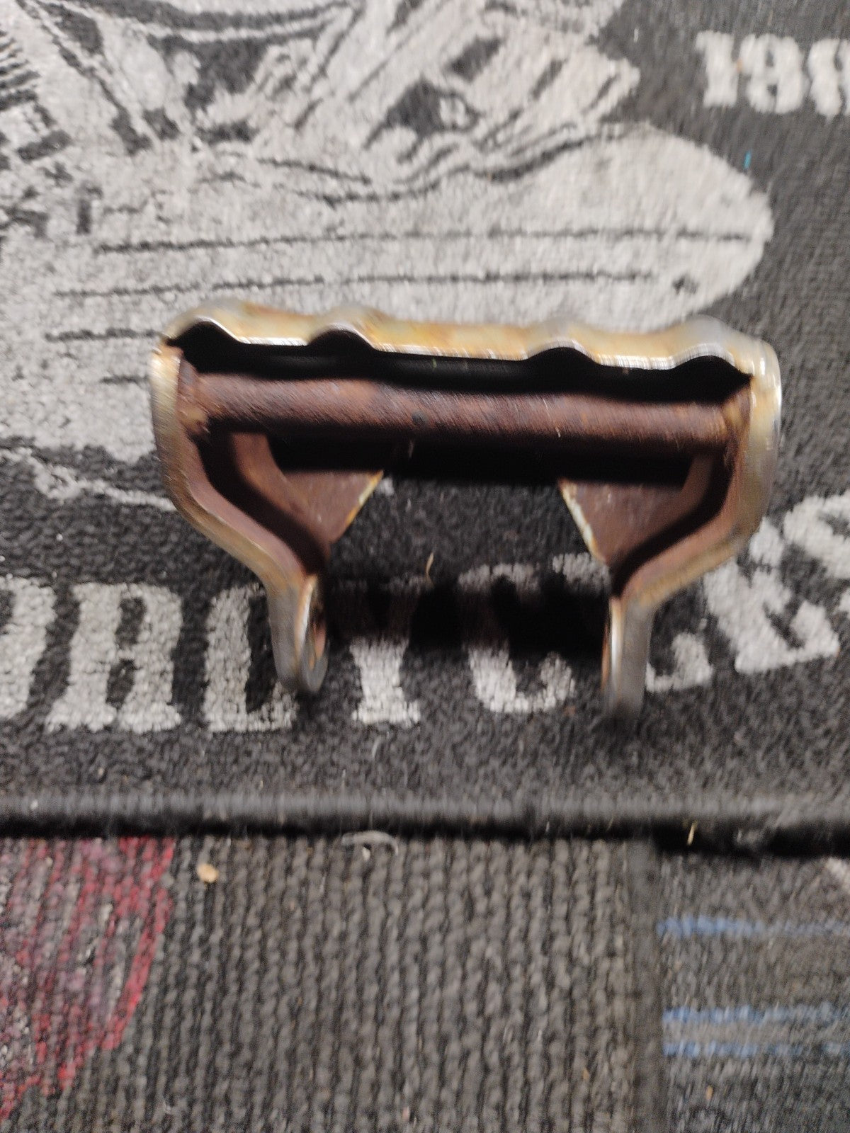 1981 Yamaha XS650 Passenger Foot Peg Mount Bracket OEM Rear Footrest XS 650