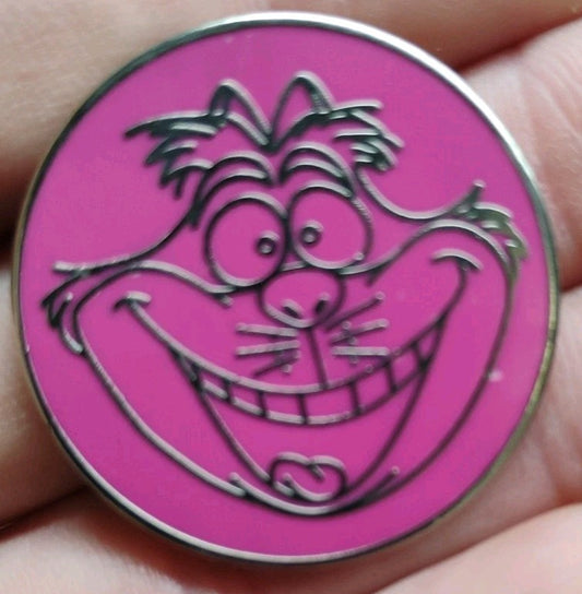 Cheshire Cat Circle Sketch Disney Trading Pin Alice In Wonderland ~ Brand New
