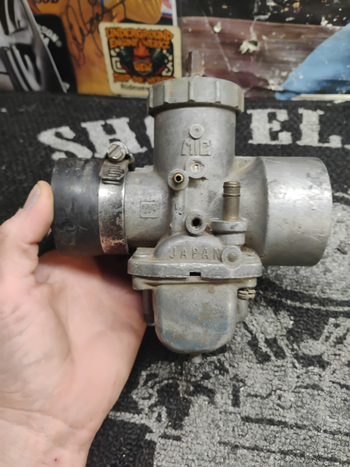 Suzuki RM370 RM250 carb carburetor Ahrma Ama Vintage Mx Motocross Mikuni 36mm