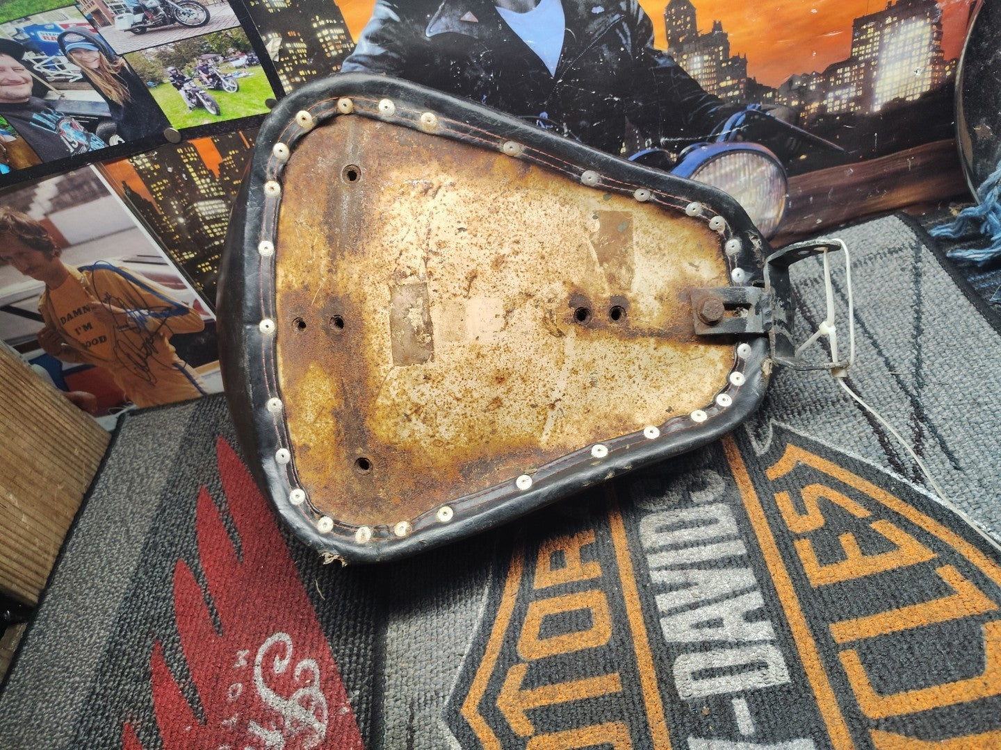 CG Chopper Solo Seat Harley Knucklehead Flathead Panhead Shovelhead Sportster