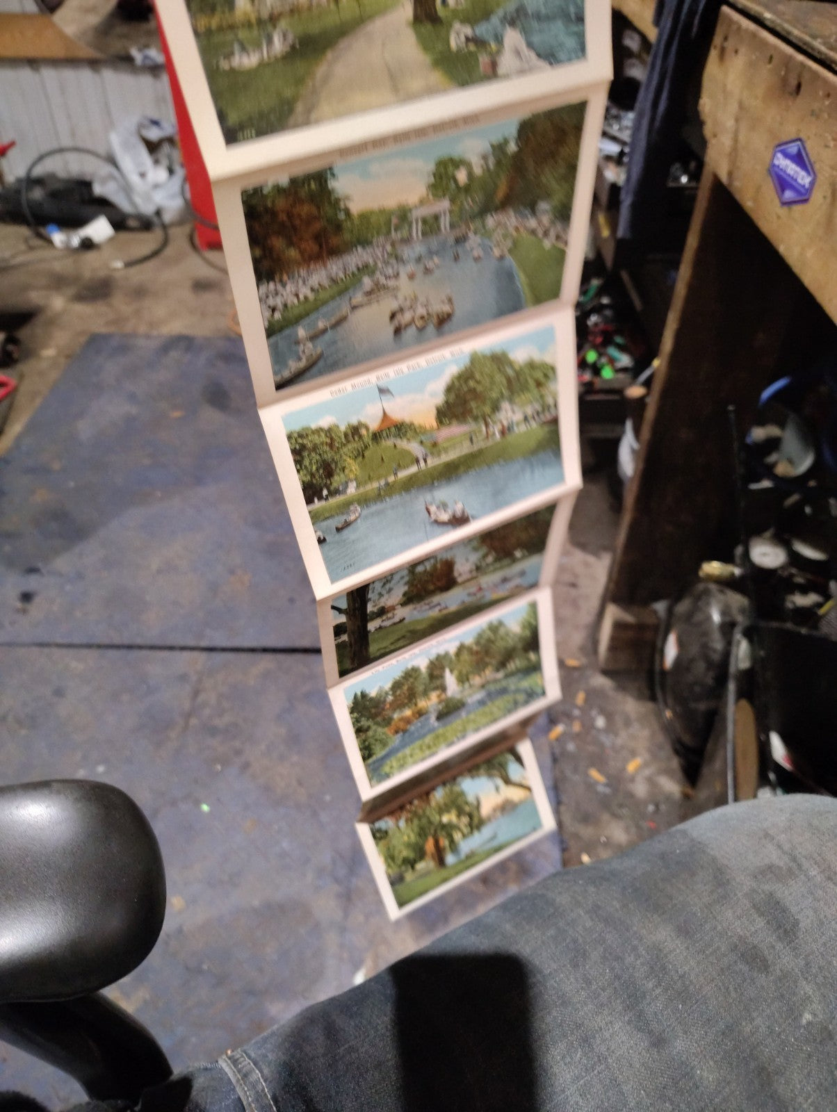 1920 Souvenir Folder Of Belle Island Detroit Michigan