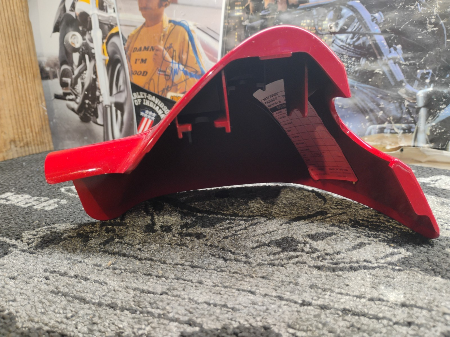 2012 Harley-Davidson CVO Left Lower Fairing Tomahawk Red OEM