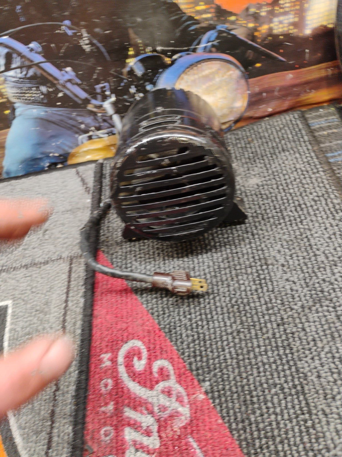 Collectible 1970's siren horn air raid police vintage cold war display item