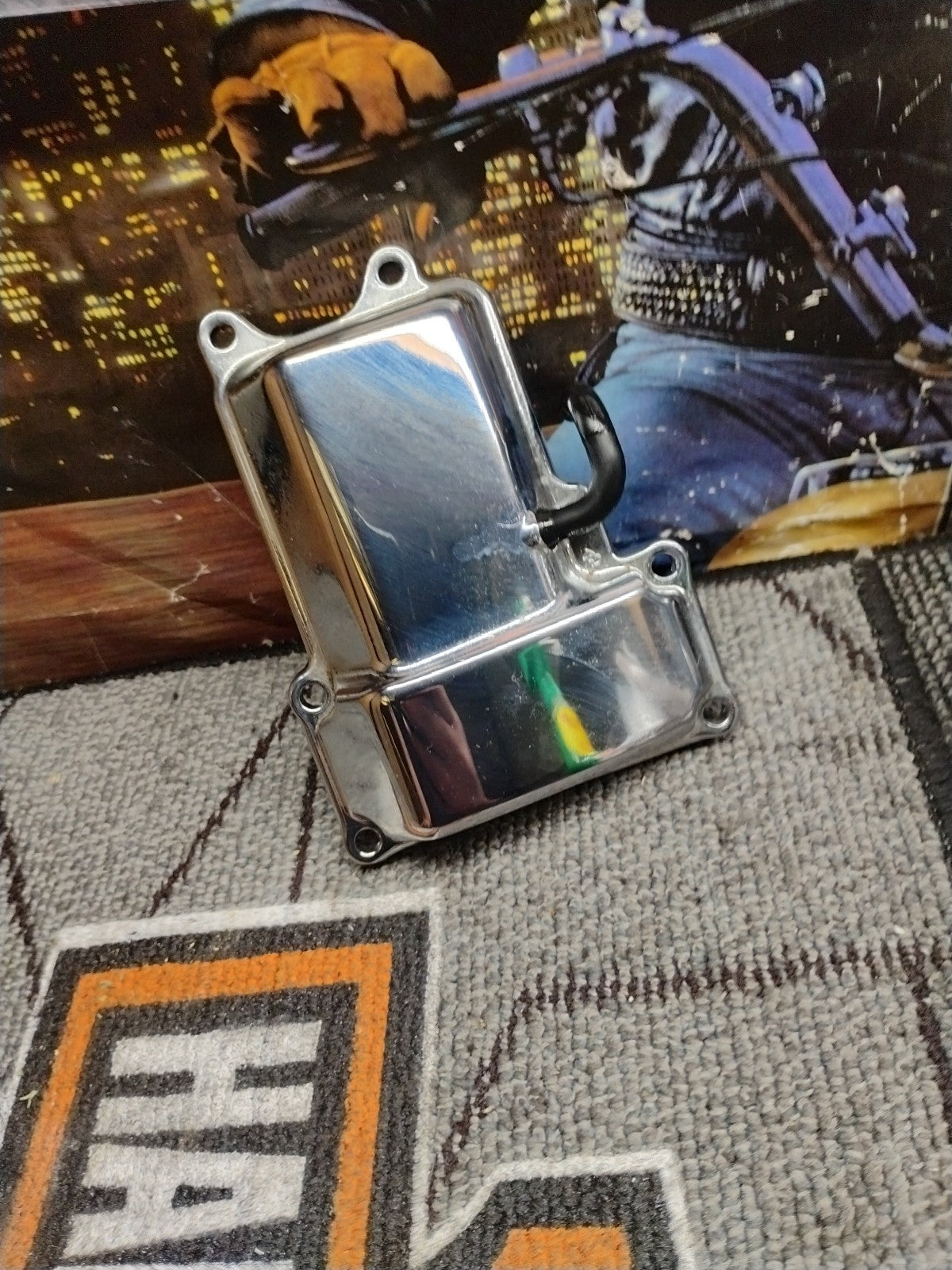 Harley Davidson - OEM 34471-06A  Chrome Transmission Top Cover 