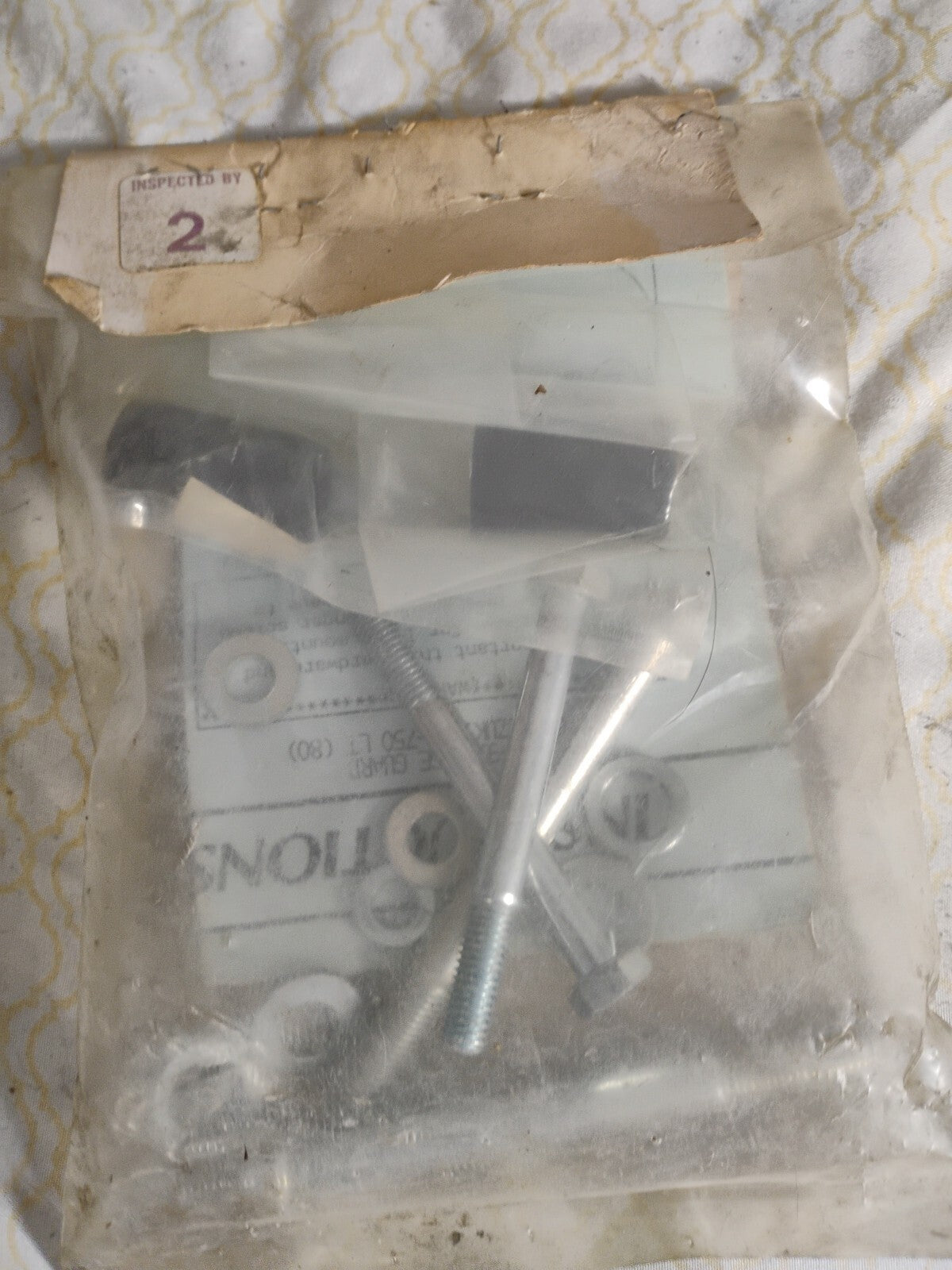 Vintage NOS KG Case Guard Crash Bar Hardware Fits: Suzuki GS-750 Lt(80)