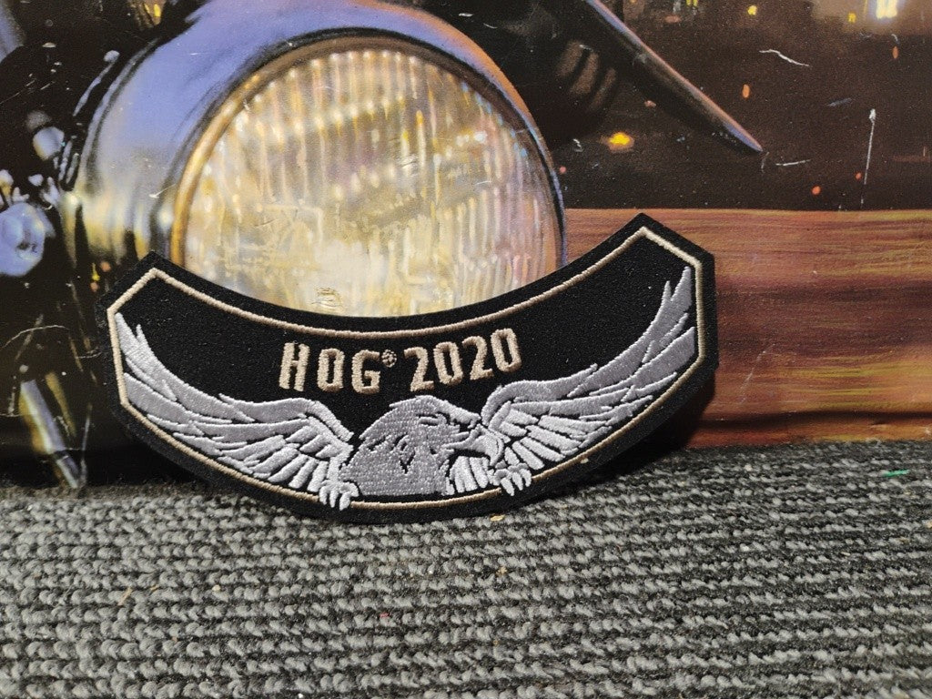 HOG HARLEY DAVIDSON HARLEY OWNERS GROUP 2020 American Eagle Patch Rocker