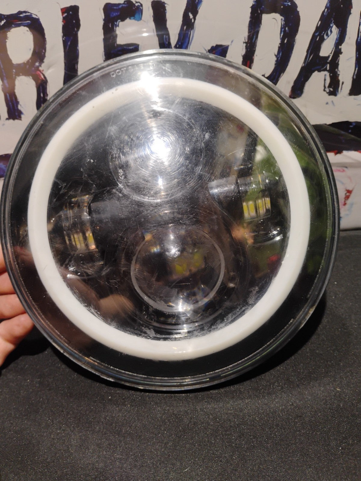 7 Inch Aftermarket LED Halo Headlight