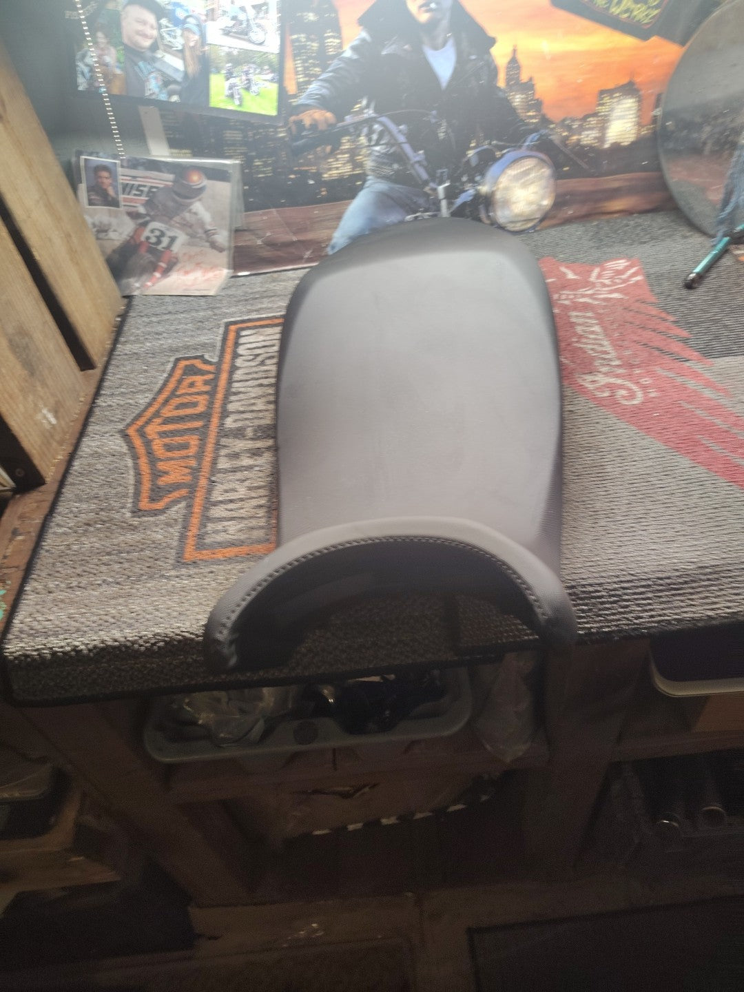 Lowered two-seater saddle, black, original a9700886, Triumph Tiger 660 Sport