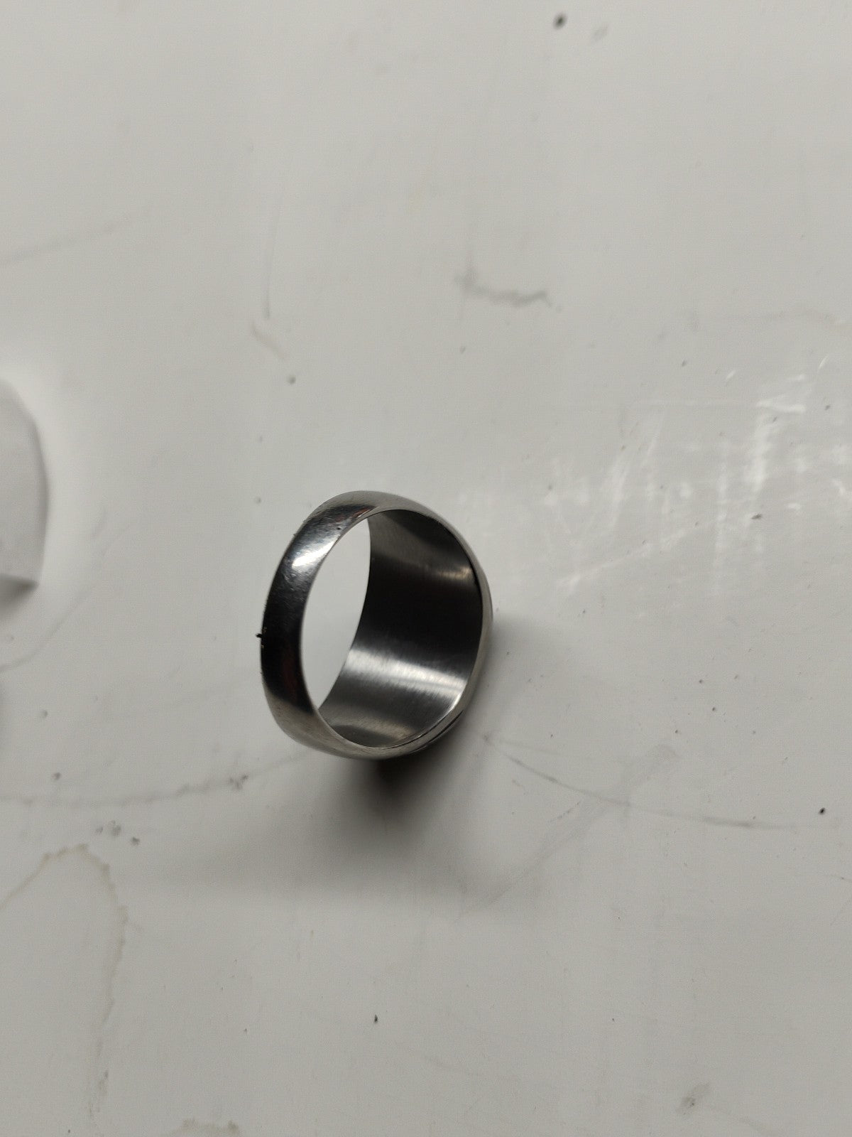 Mens Biker Ring Iron Cross 316 Stainless Steel Heavyweight Sz 9