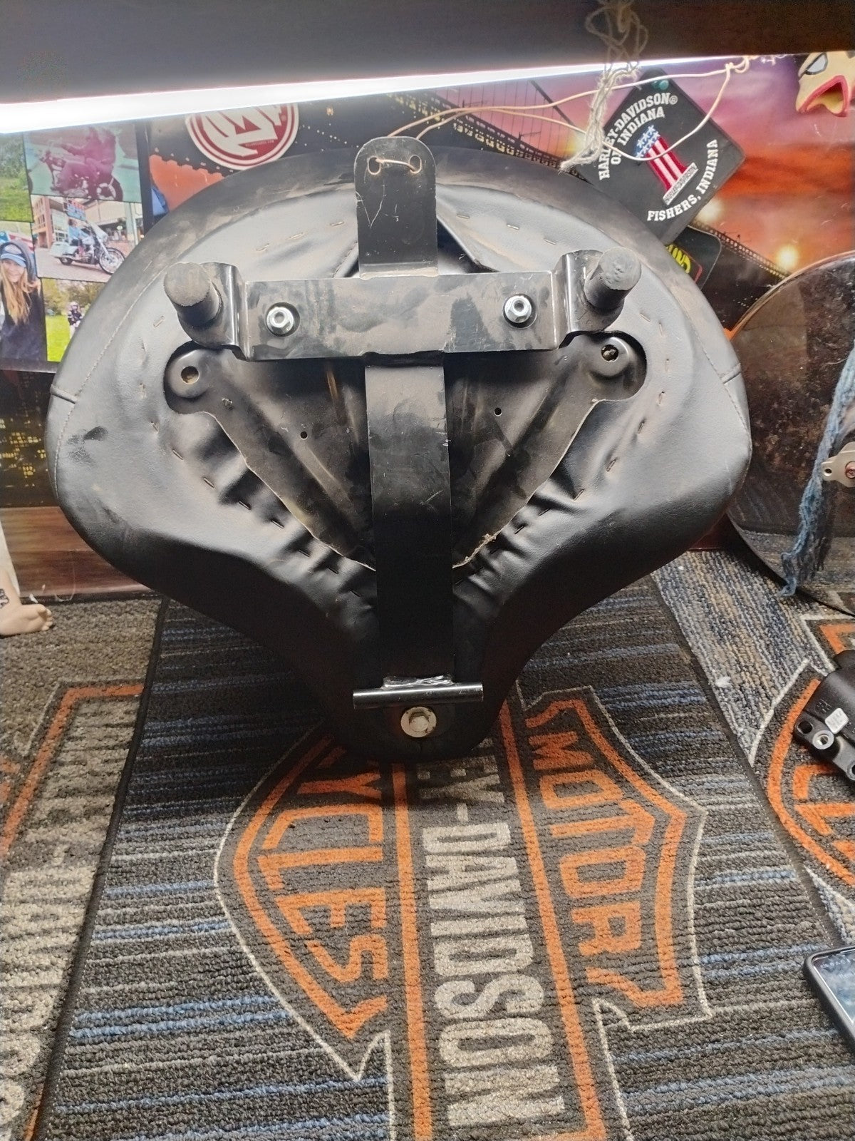 Harley Davidson OEM Police Seat 09-22 Touring Models W/T-bar