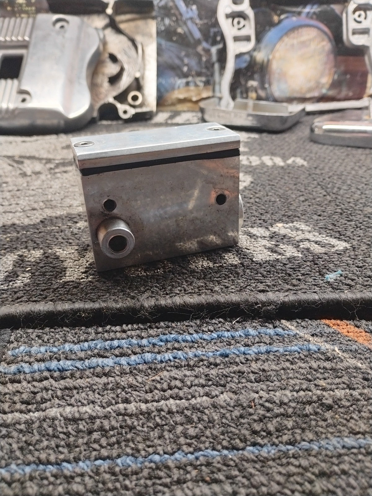Custom Harley-Davidson Front Brake Master Cylinder Billet Aluminum Untested